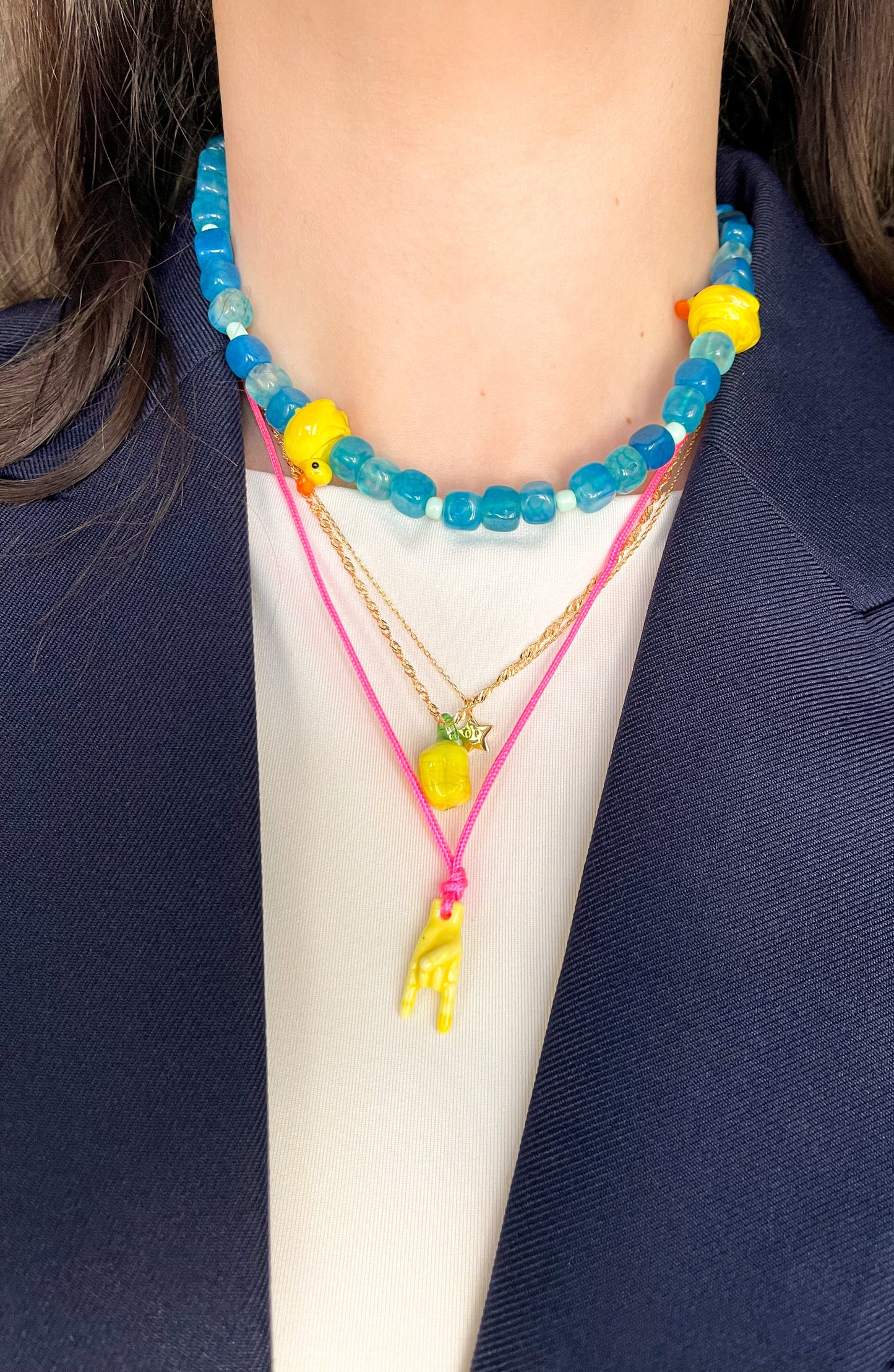 SPLASH BEADED NECKLACE