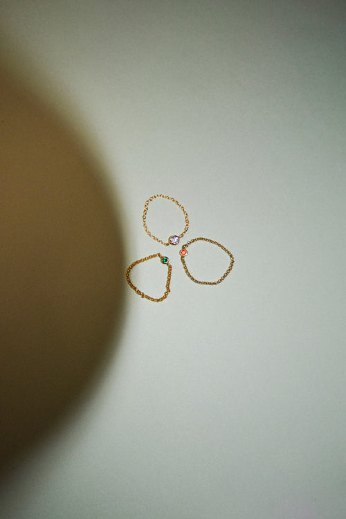 CATENINA + ZIRCONIA RING PRE-ORDINE
