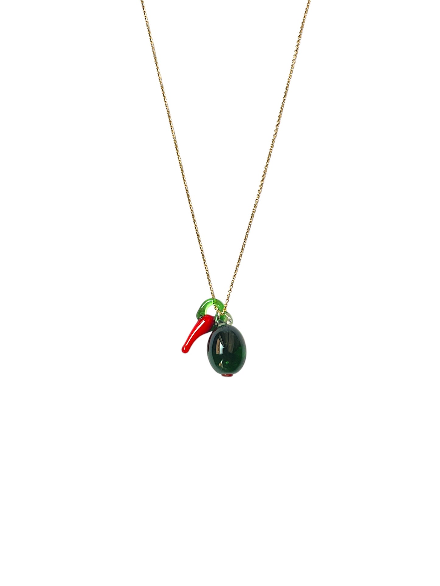 SPICY NECKLACE 🫒🌶️
