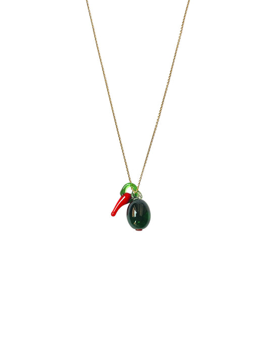 SPICY NECKLACE 🫒🌶️