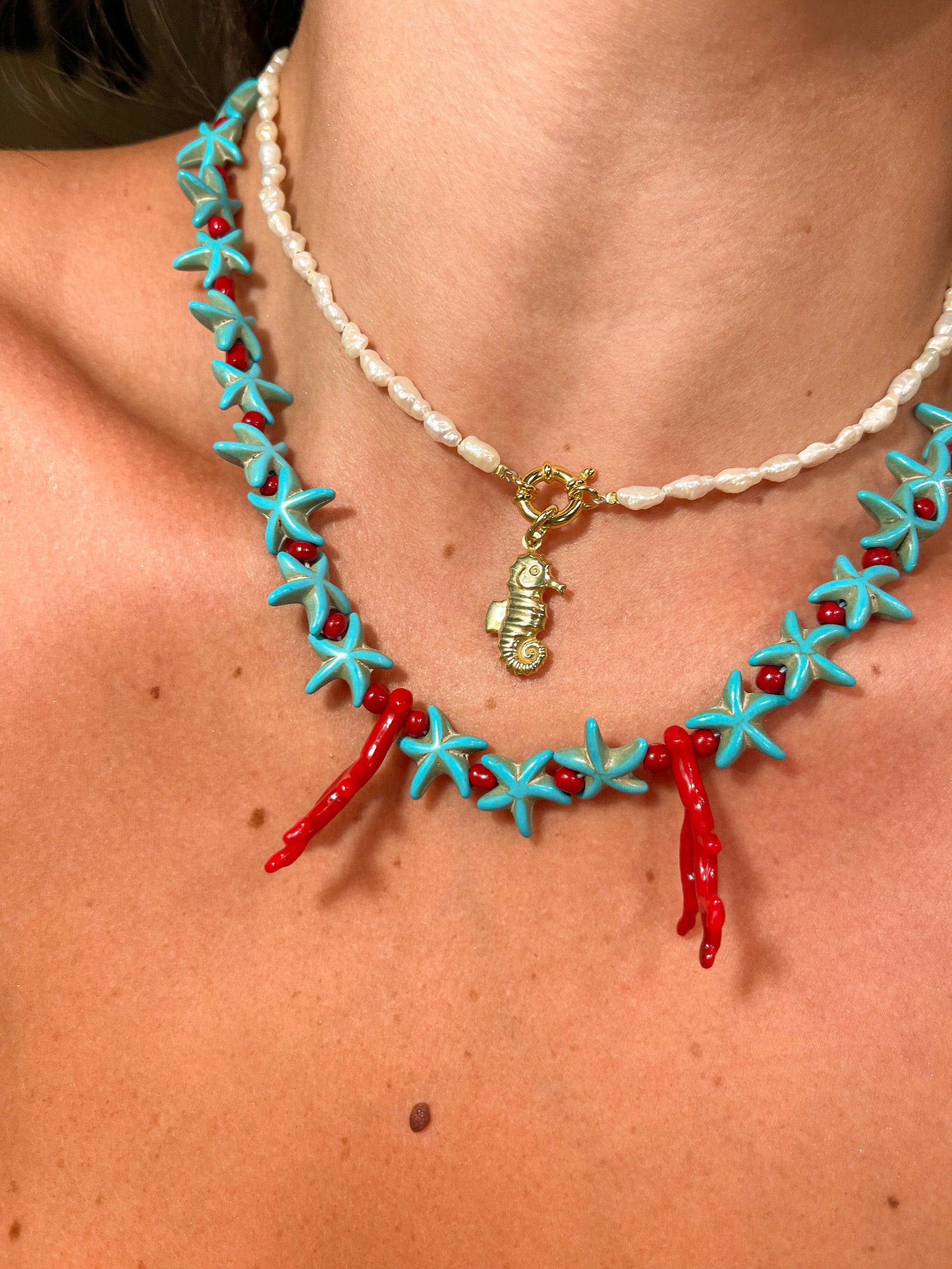 TURQUOISE CORAMAR NECKLACE