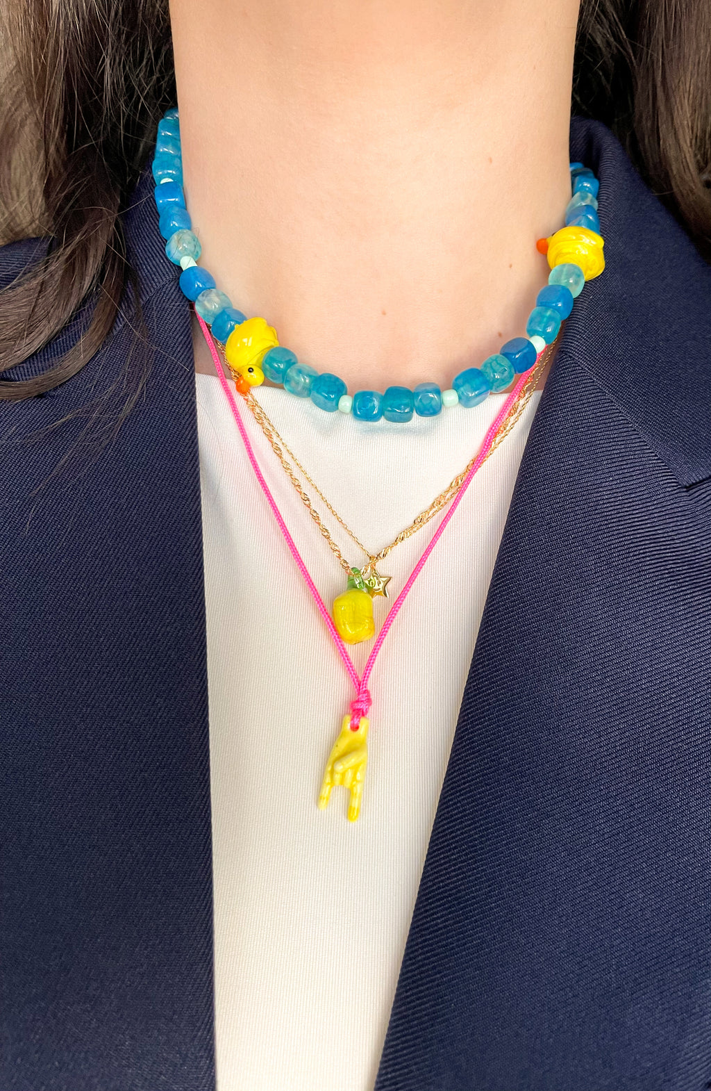 SPLASH BEADED NECKLACE