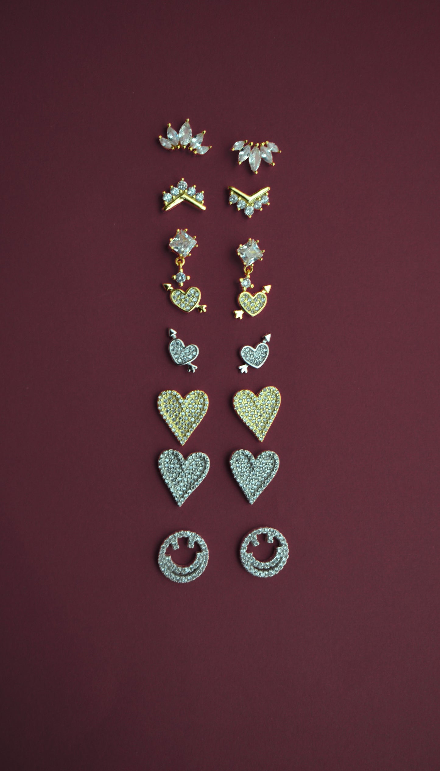CUPID EARRINGS ORO/ARGENTO