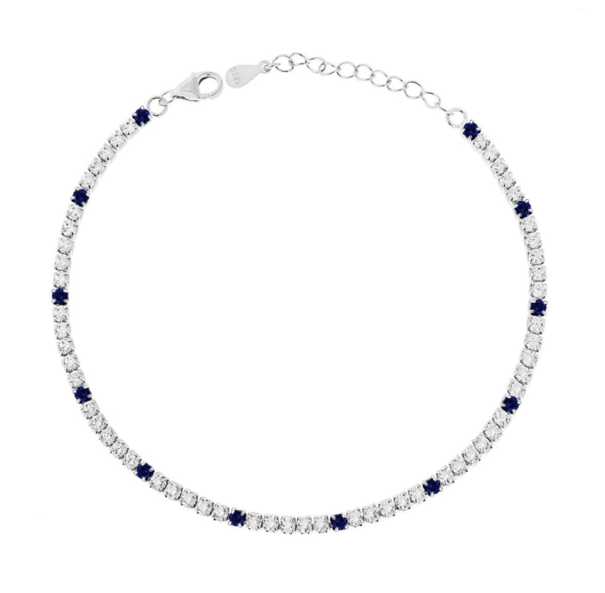 BLUE POIS TENNIS SILVER