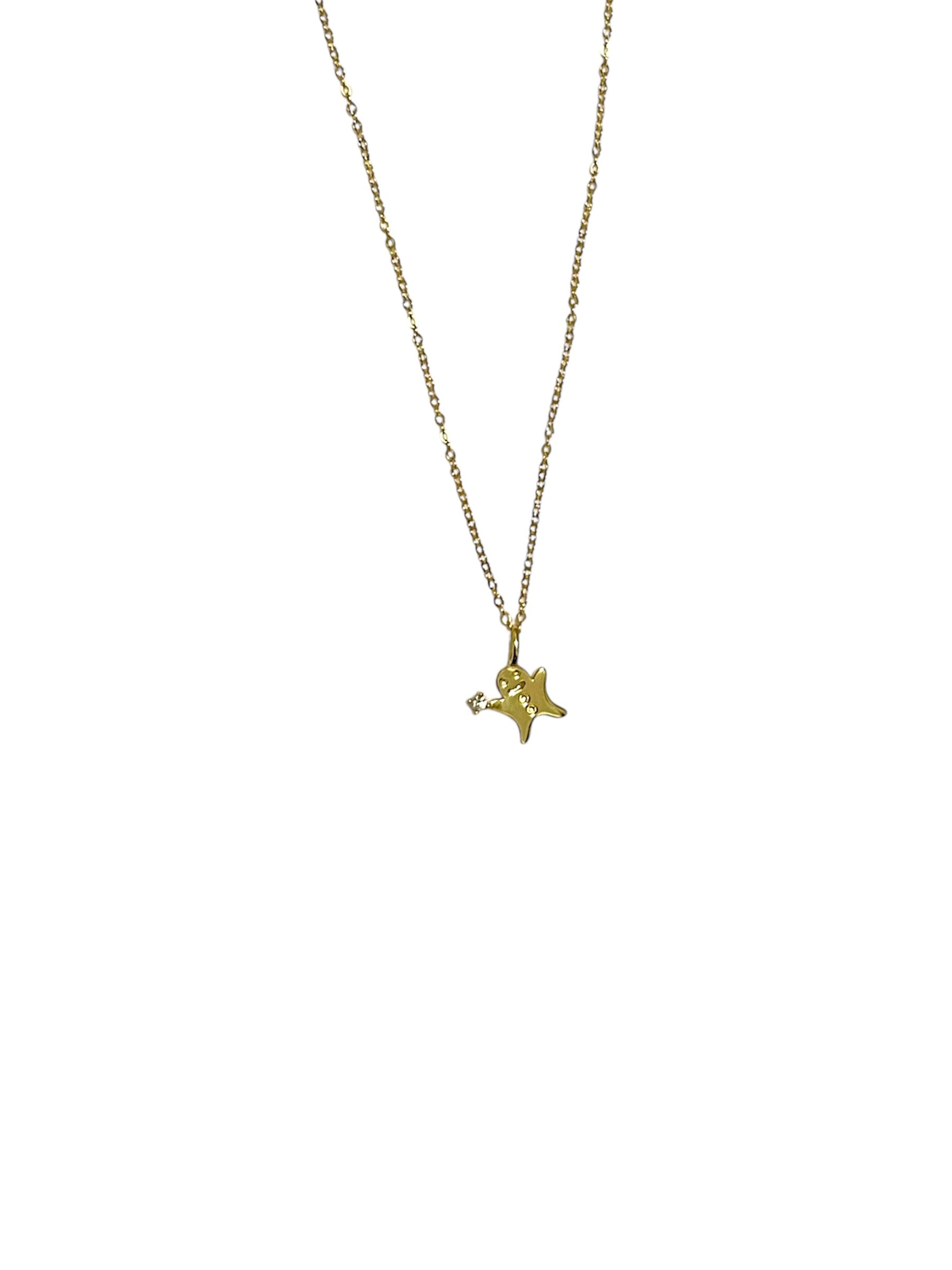 GINGERBREAD MAN NECKLACE
