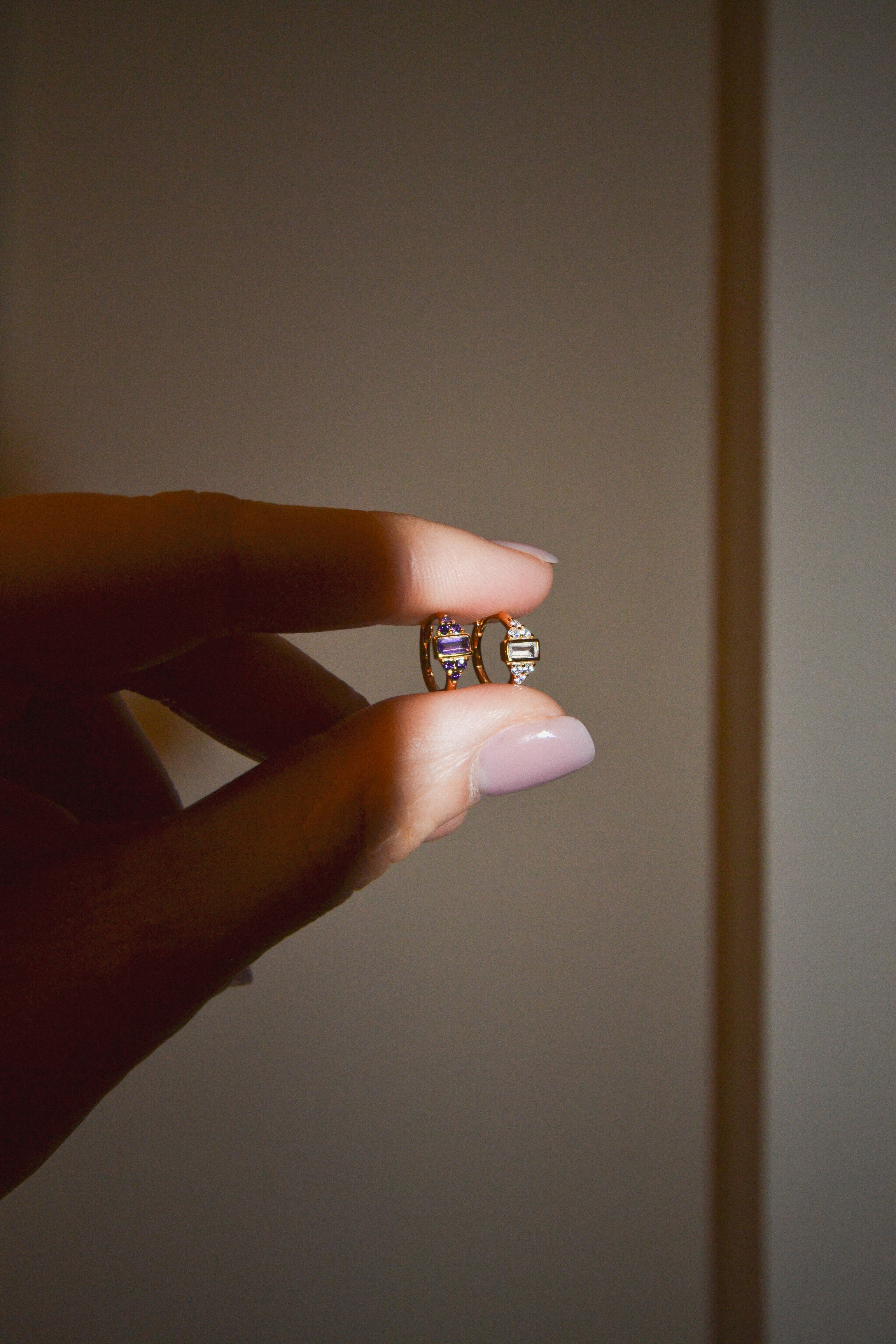 MIRELLA MINI HOOP PURPLE