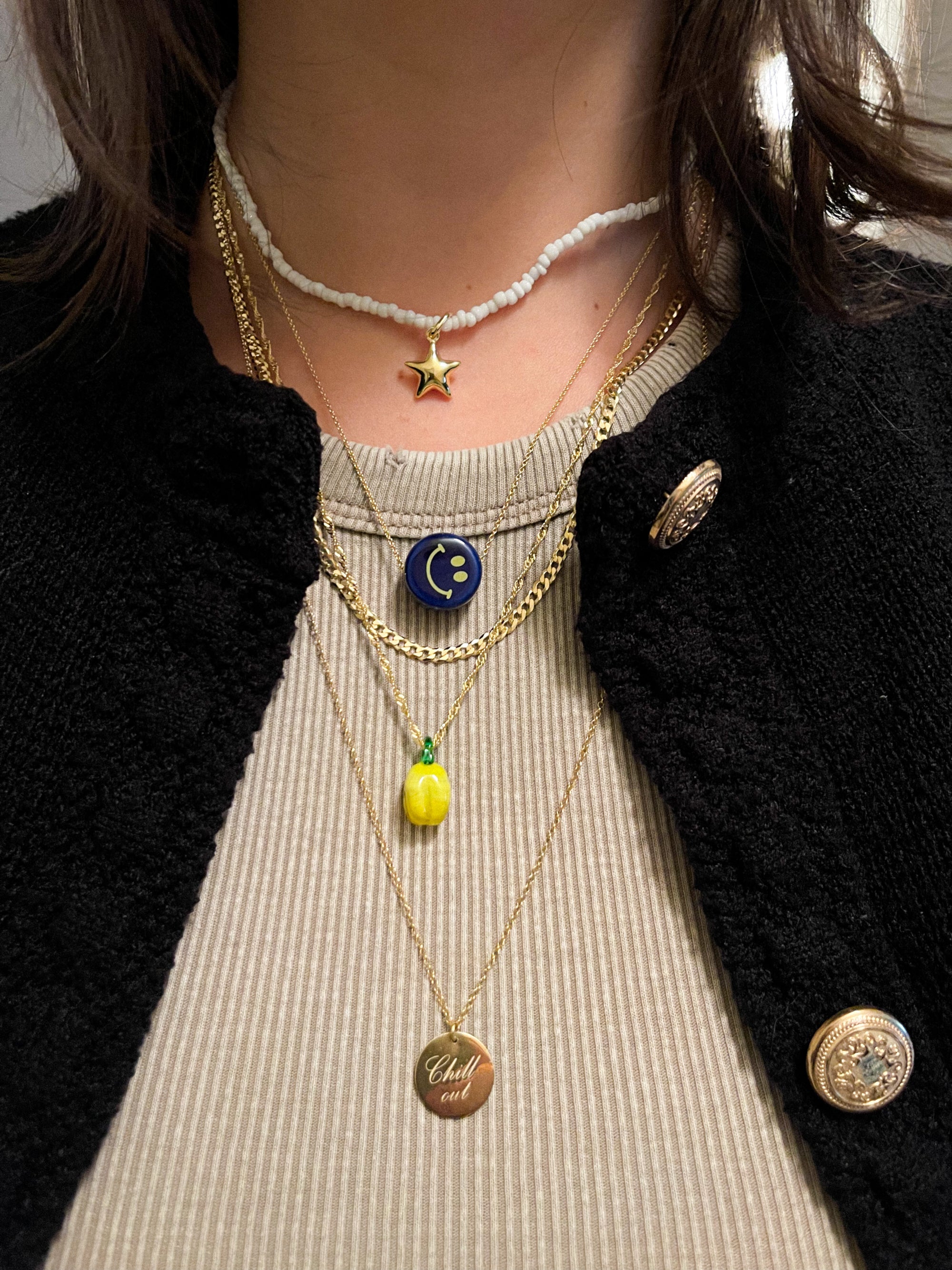 BIG SMILEY NECKLACE