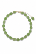 JADE NECKLACE OLIVE GREEN