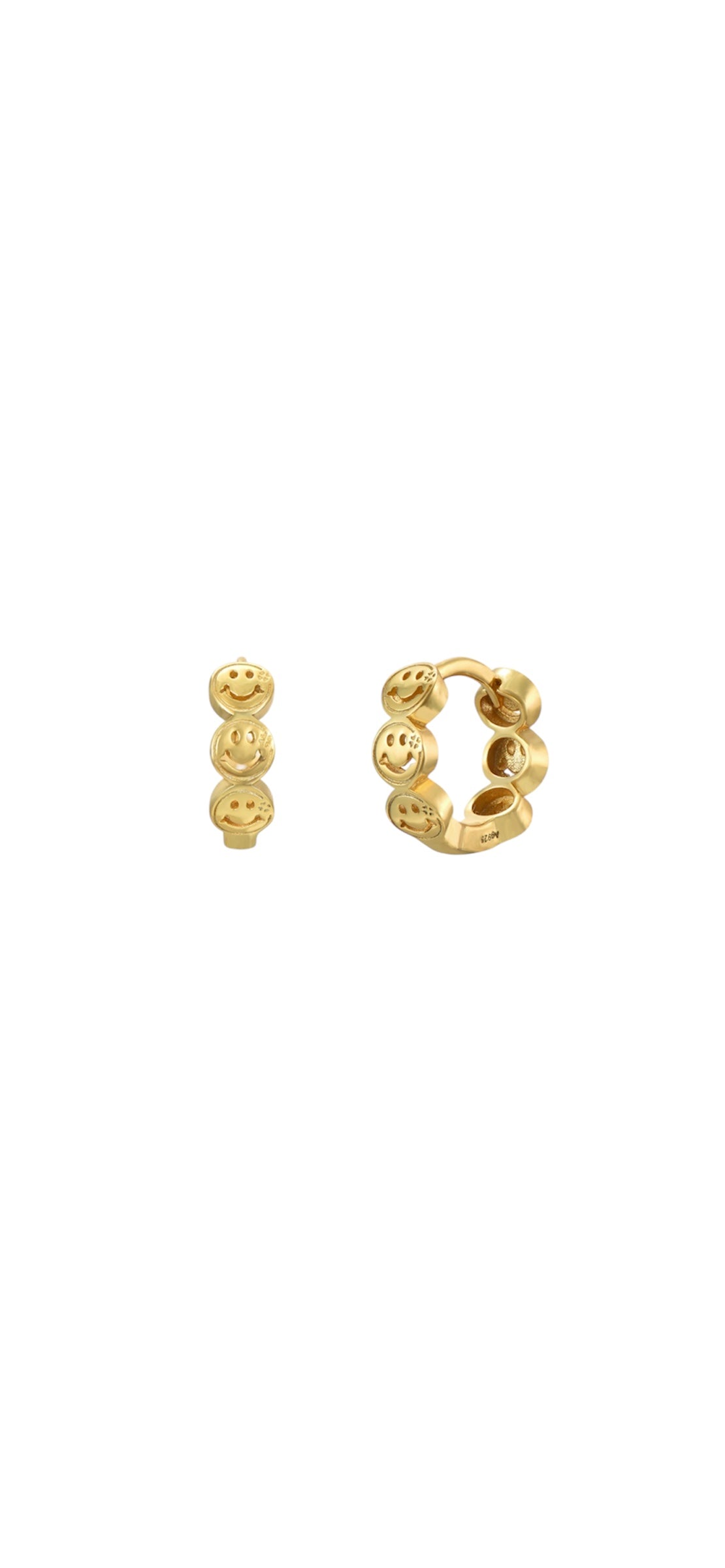 SMILEY MINI HOOPS
