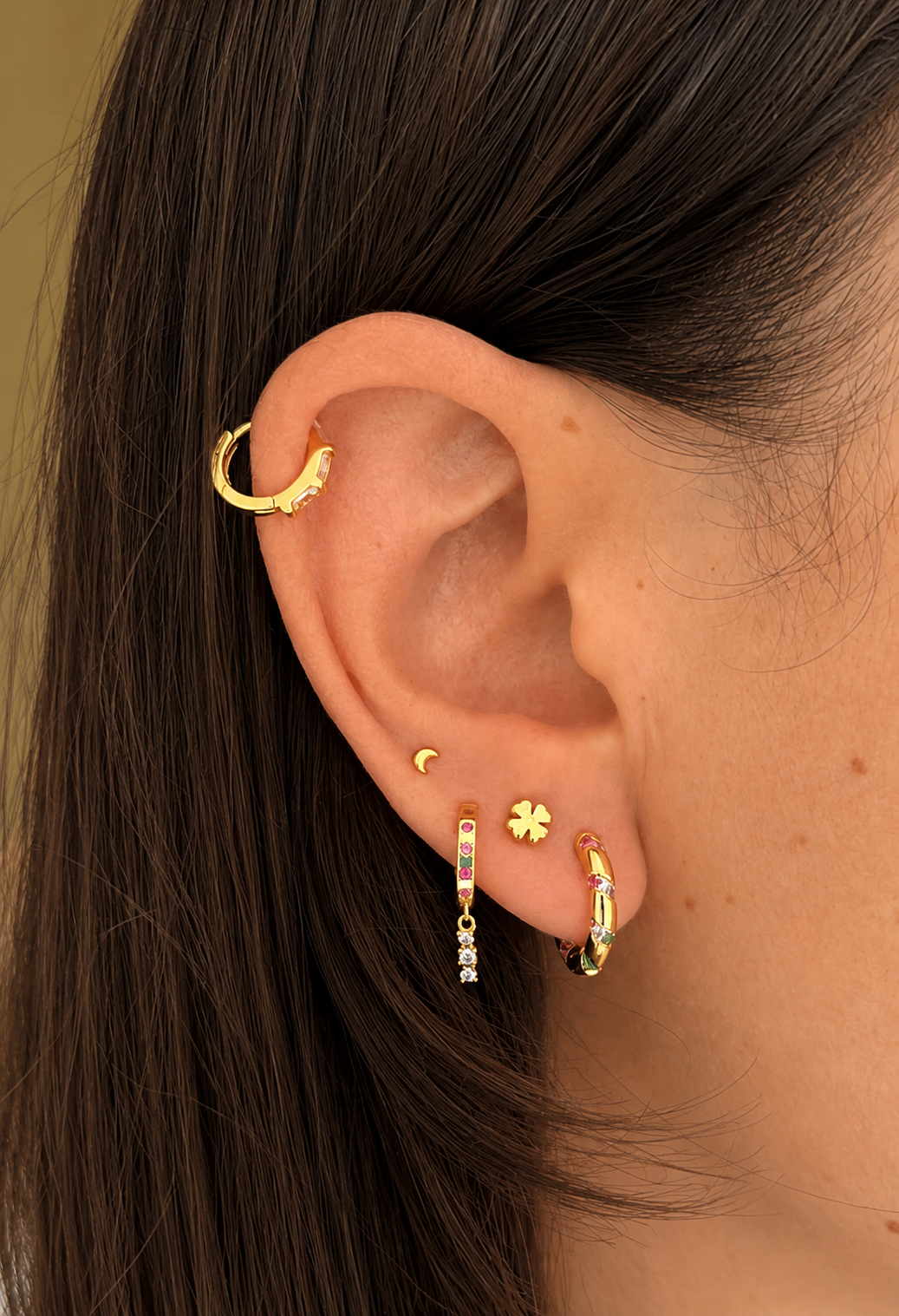 MICRO QUADRIFOGLIO EARRING