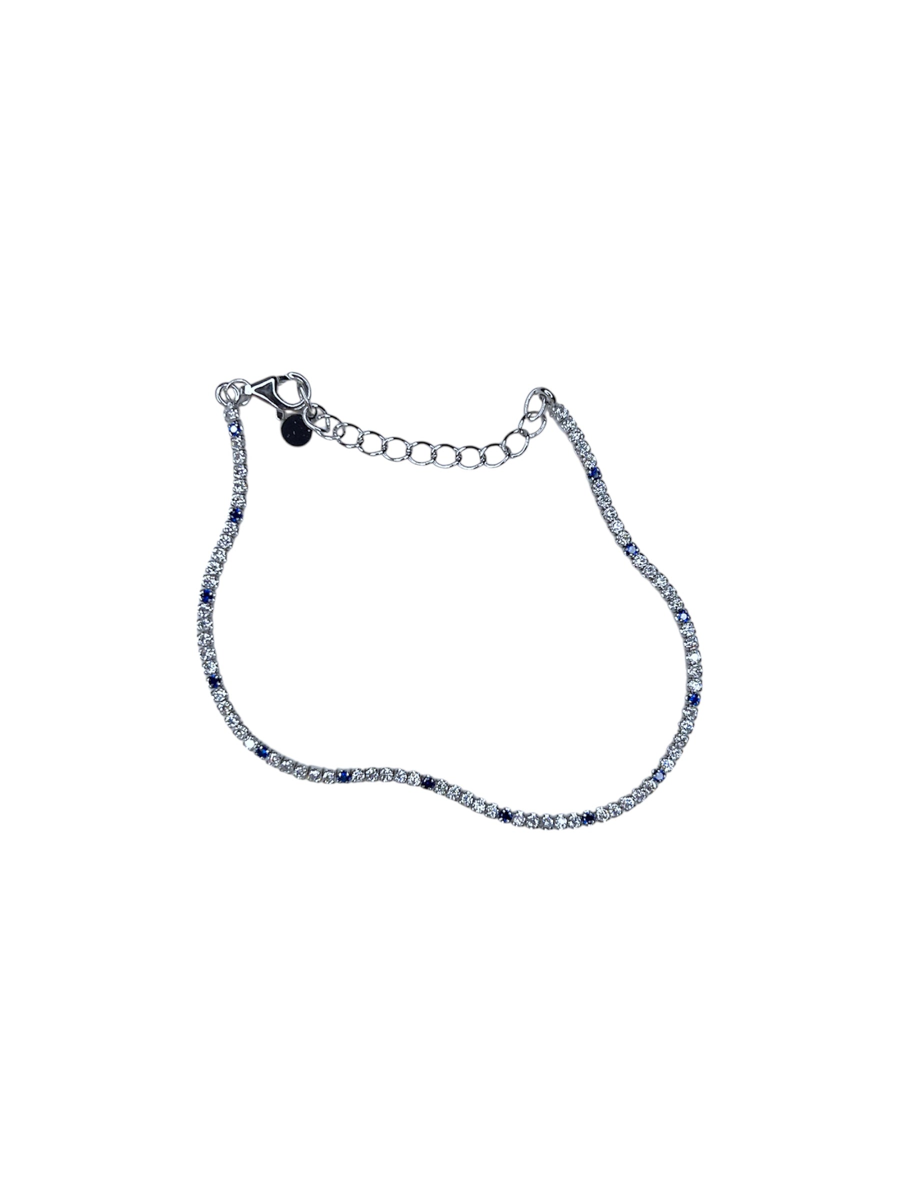 BLUE POIS TENNIS SILVER
