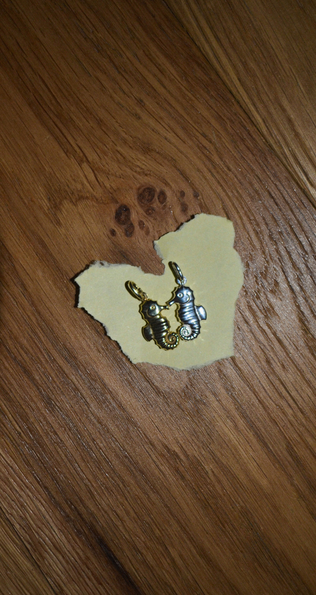 SEAHORSE PENDANT ORO/ARGENTO