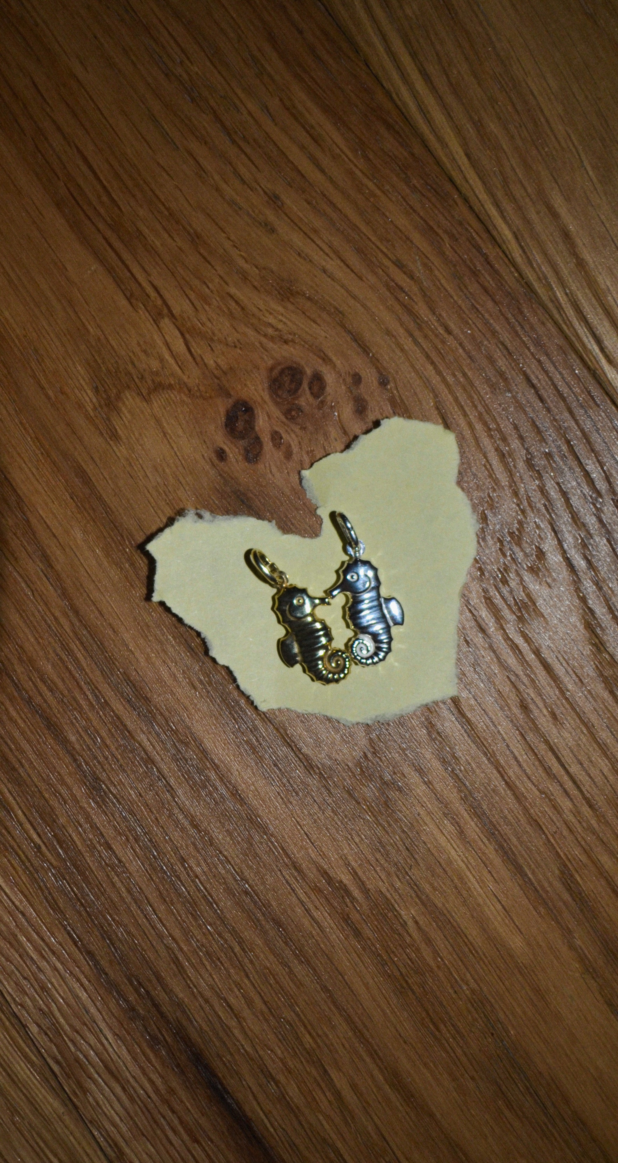 SEAHORSE PENDANT ORO/ARGENTO