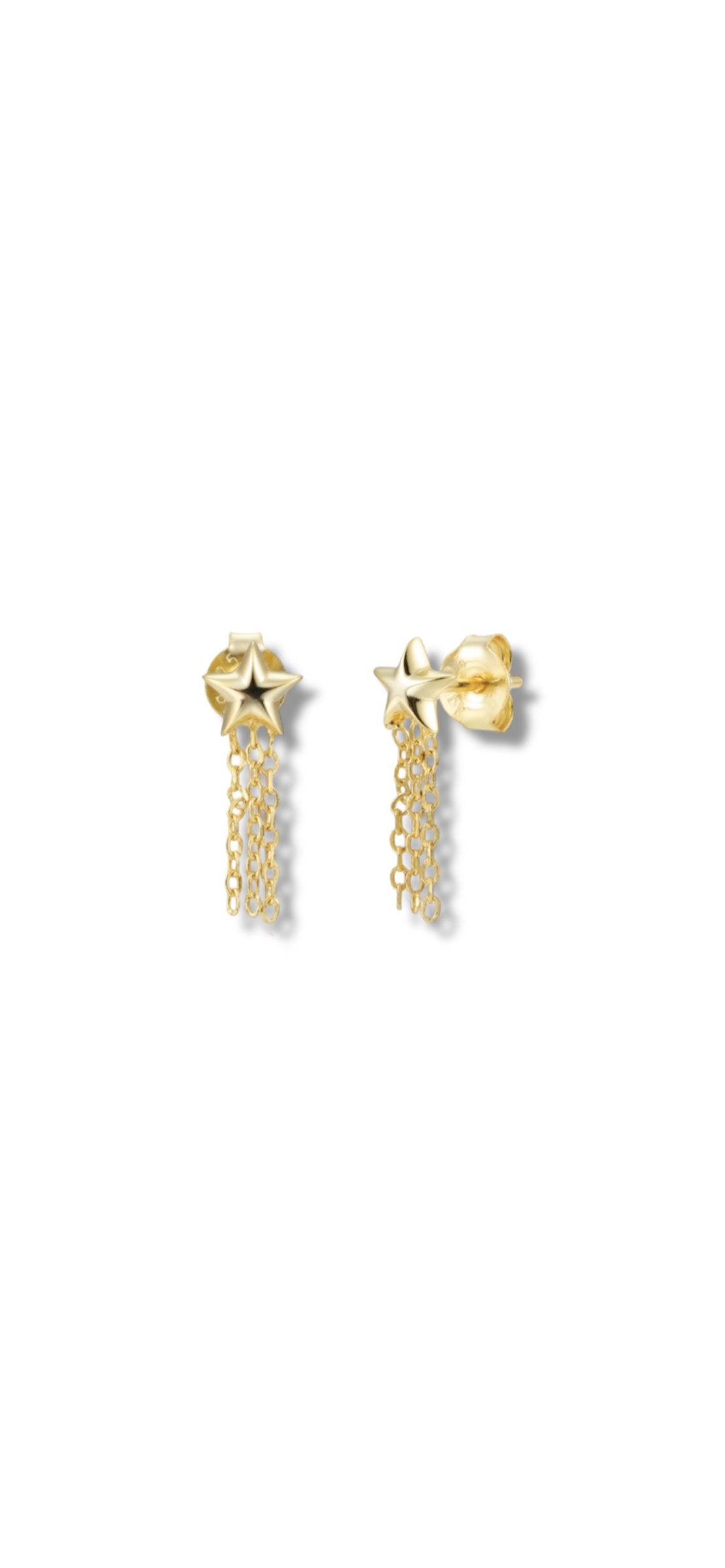 MICRO STAR CHAIN EARRING