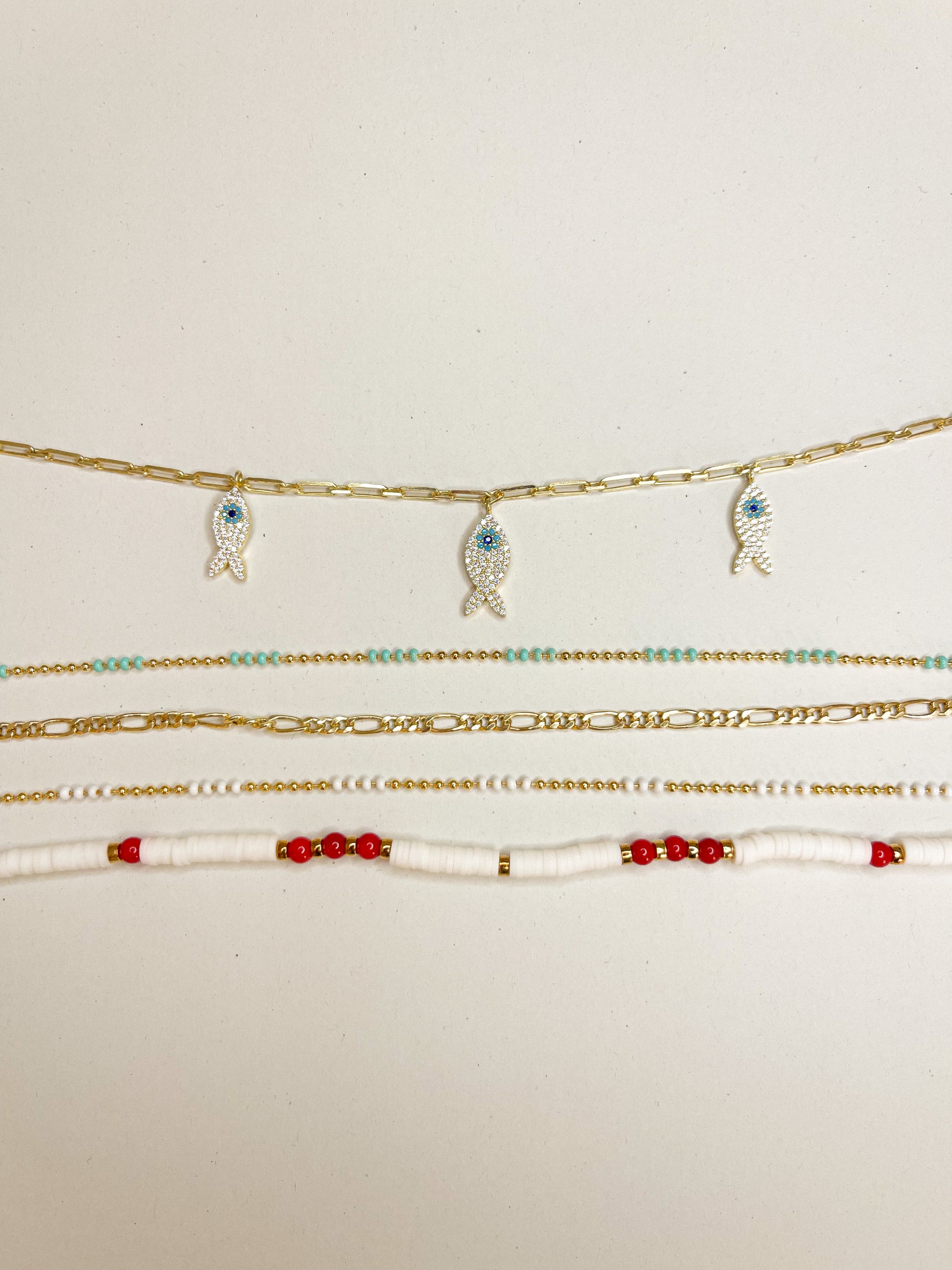 WHITE SOLÉA ANKLET