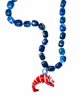 GAMBERETTO LOVER NECKLACE BLUE