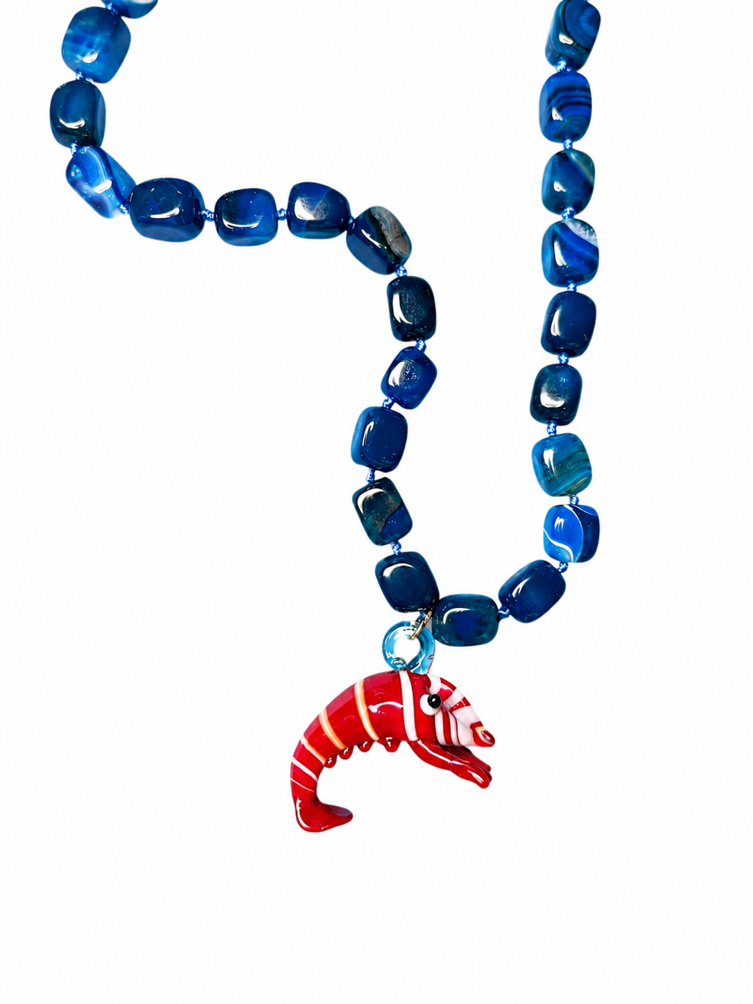 GAMBERETTO LOVER NECKLACE BLUE