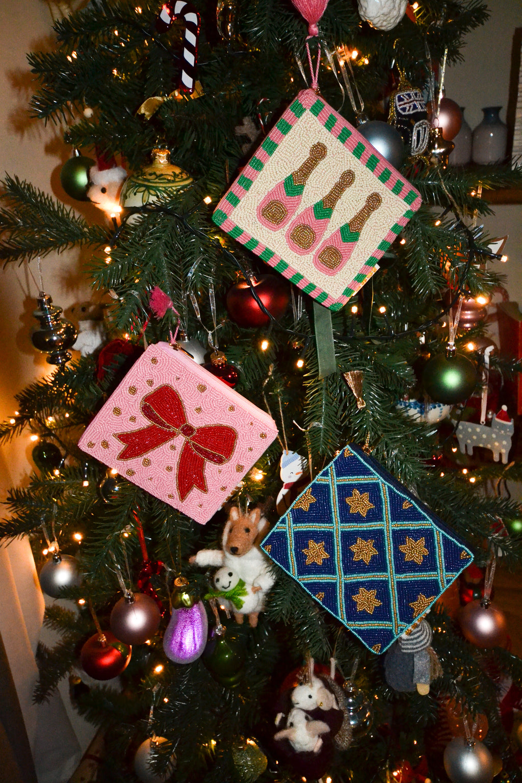 BLUE STARS POCHETTE MEDIUM