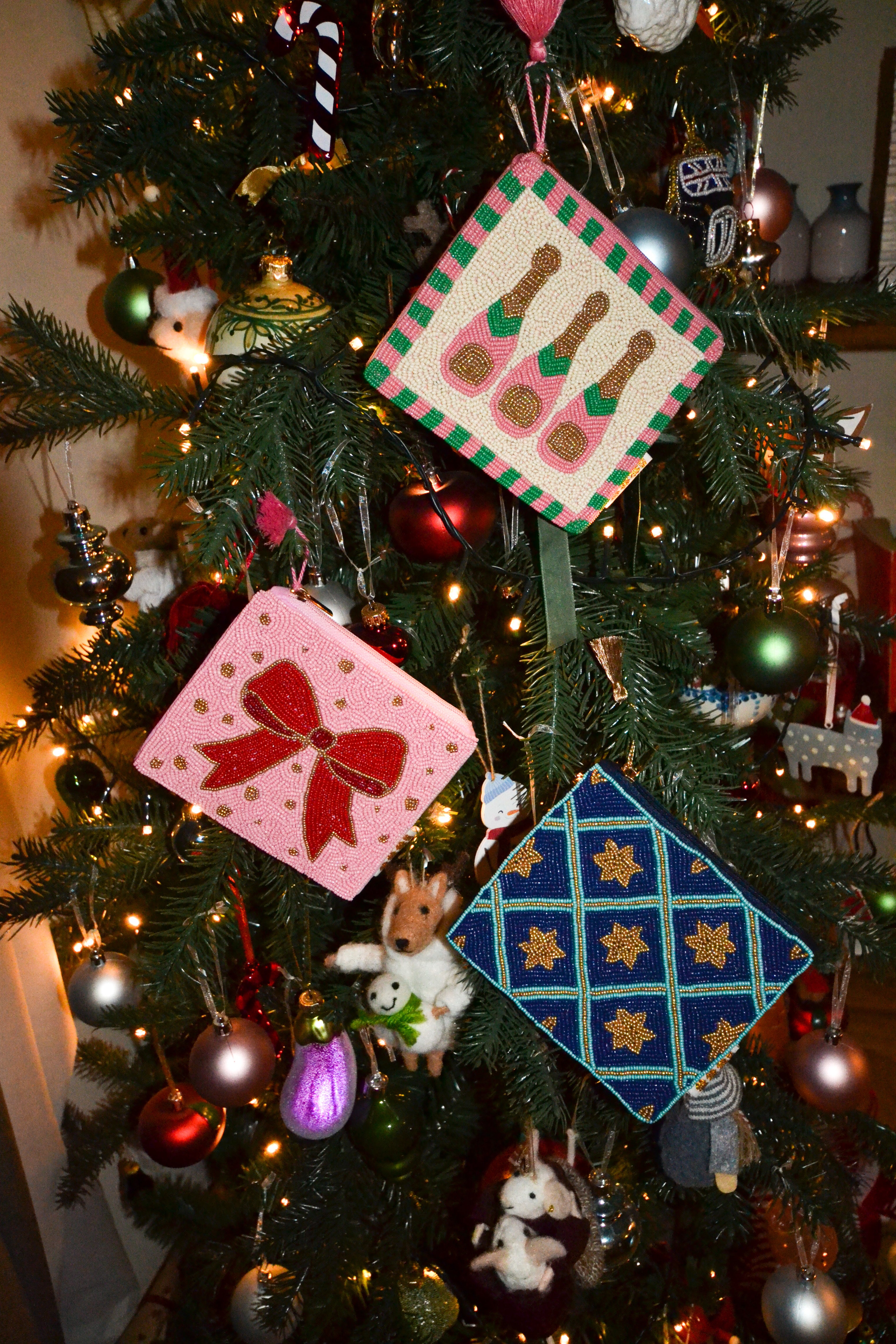 FIOCCHETTO POIS POCHETTE MEDIUM