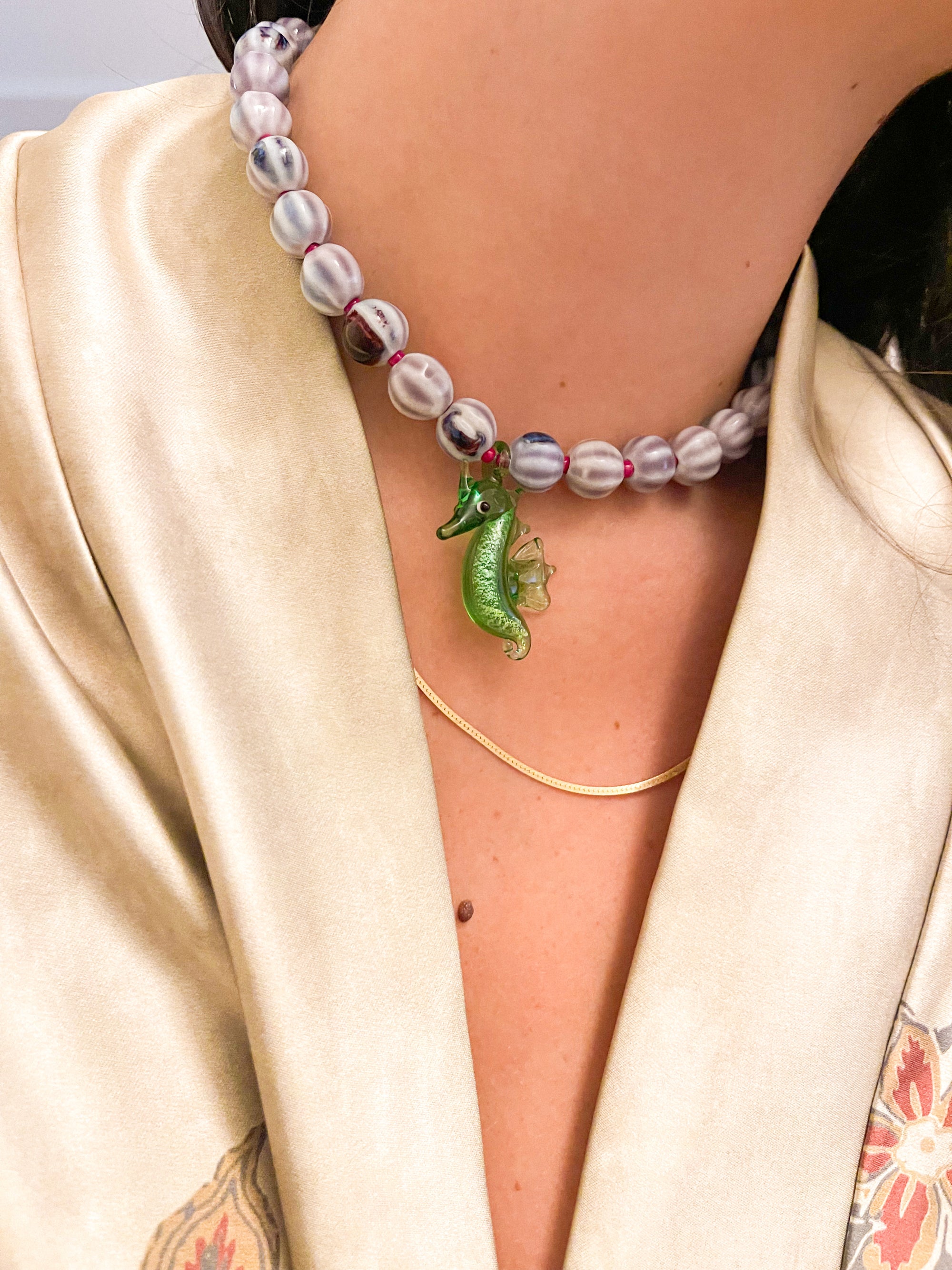 AQUA BLOOM NECKLACE