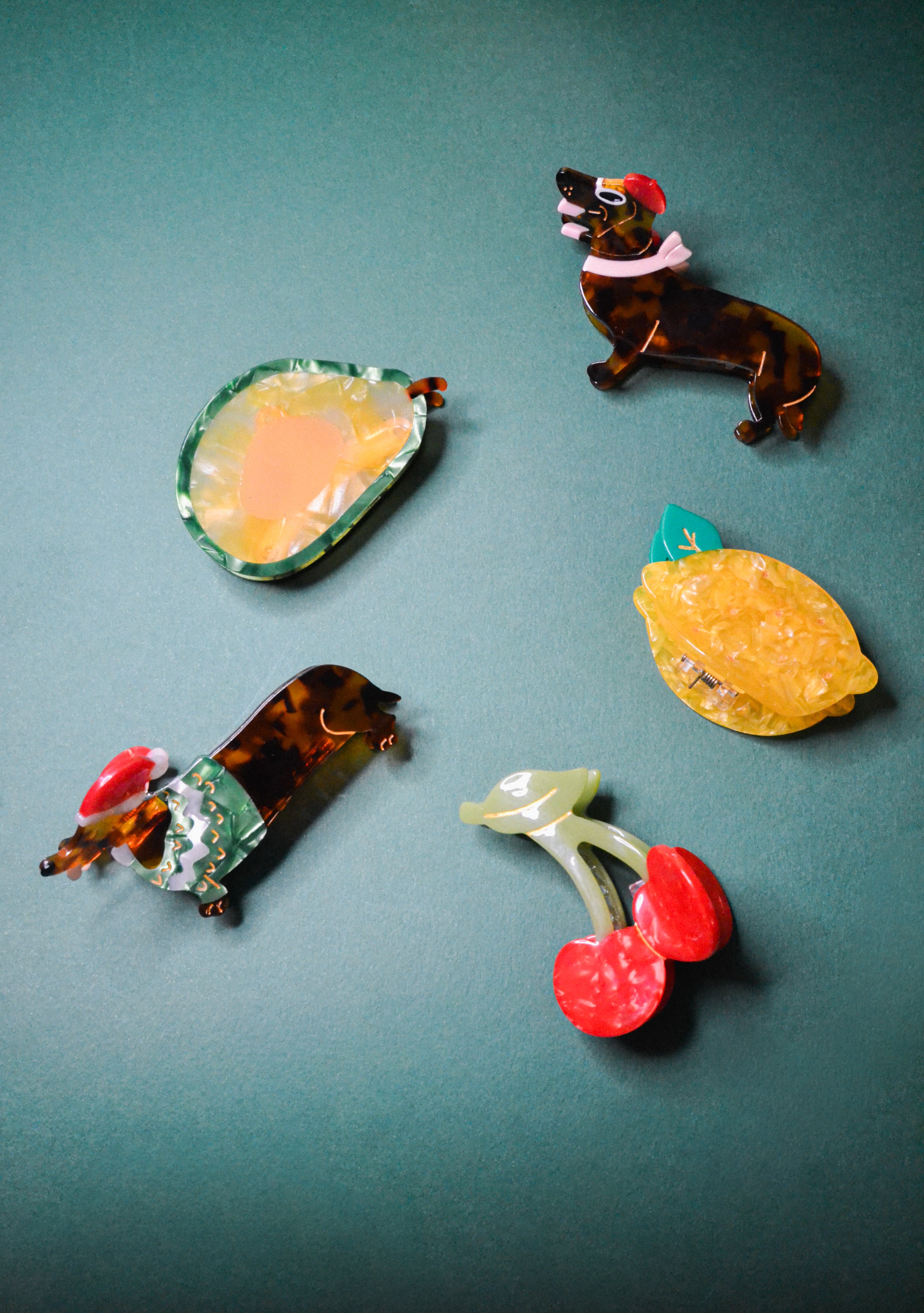 FRENCH BASSOTTO HAIR CLIP