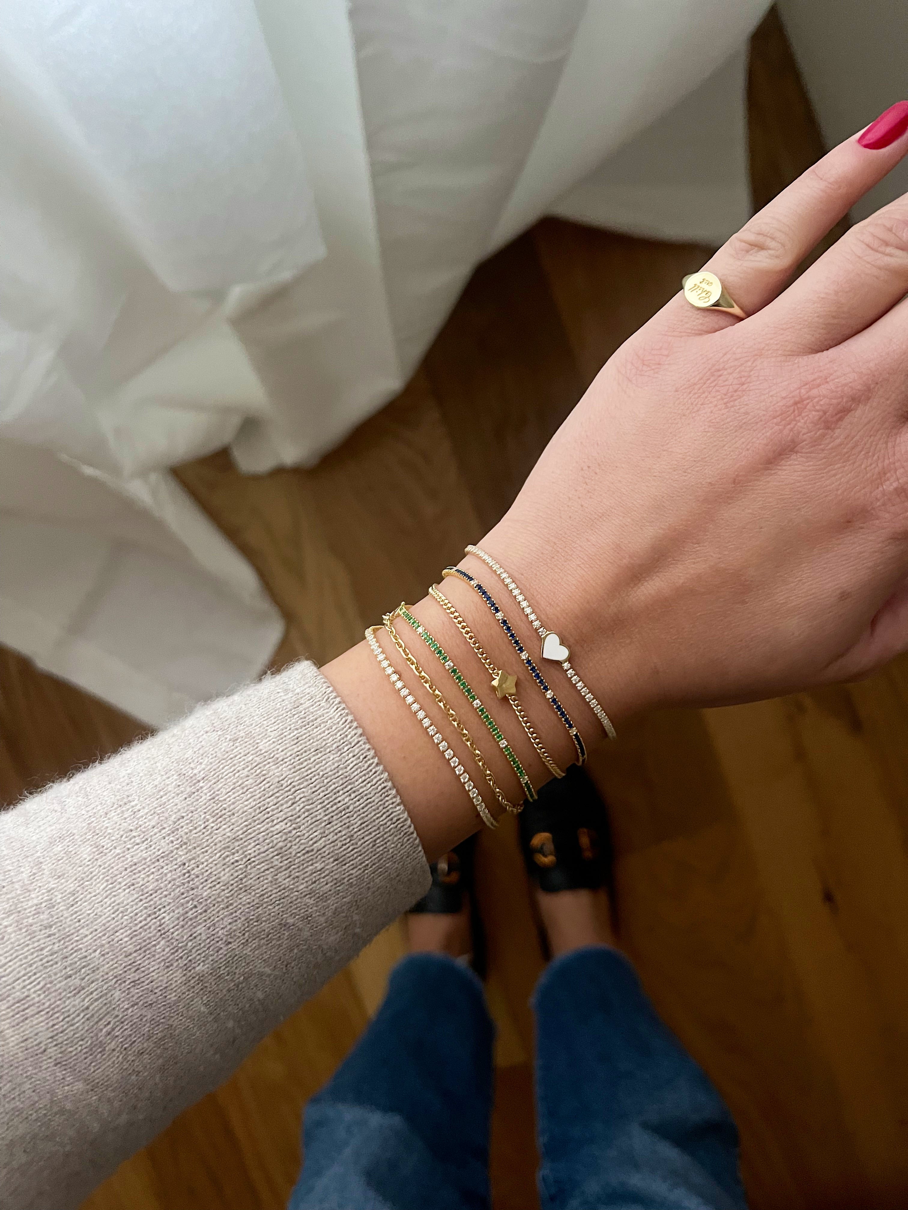 WHITE HEART TENNIS GOLD
