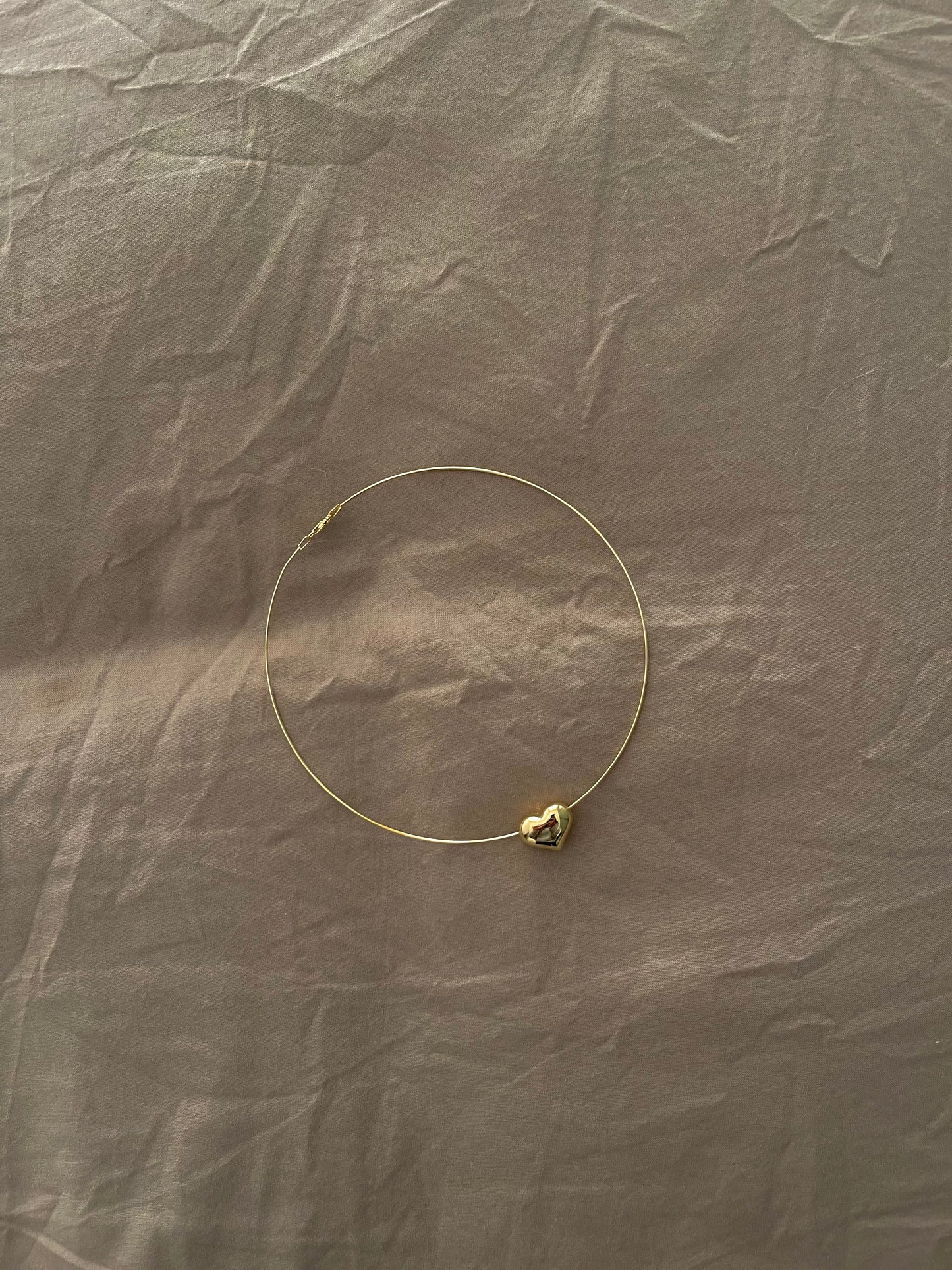CHUNKY HEART COLLIER