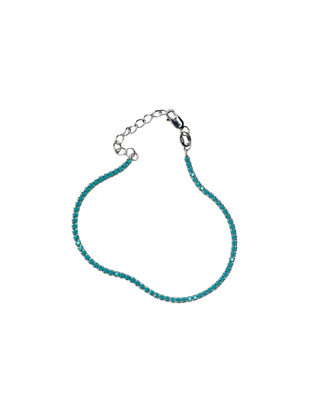 TURQUOISE TENNIS SILVER