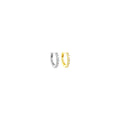 SIMPLE ZIRCONIA MINI HOOP ORO/ARGENTO