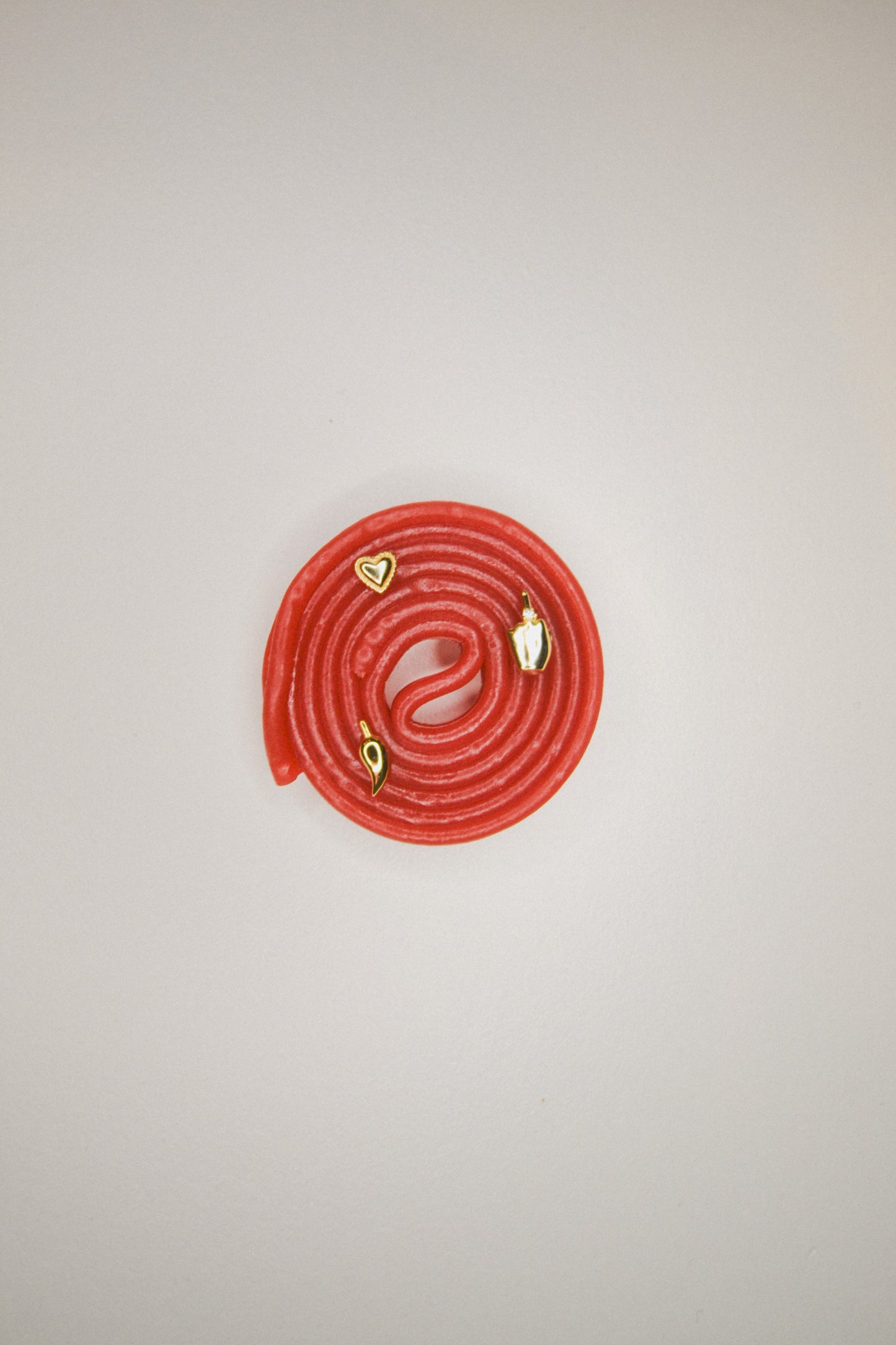 MINI CUORE EARRING ORO/ARGENTO