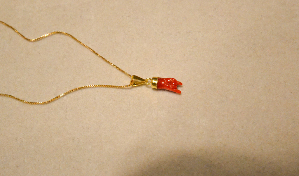 MICRO CORAL TIÈ PENDANT