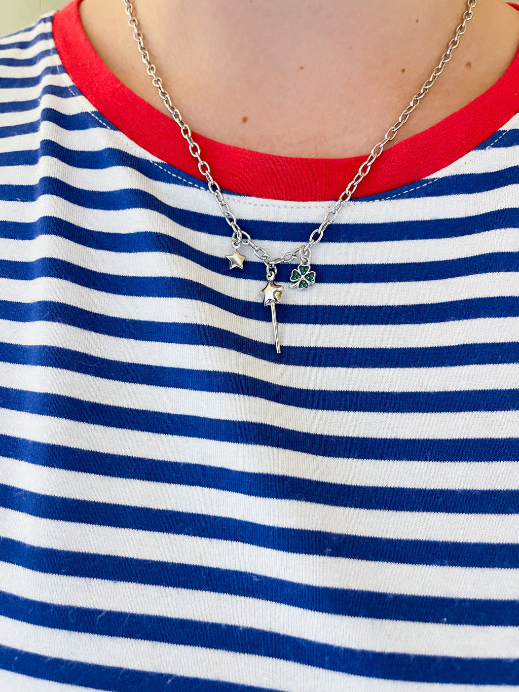 MICRO QUADRIFOGLIO VERDE PENDANT