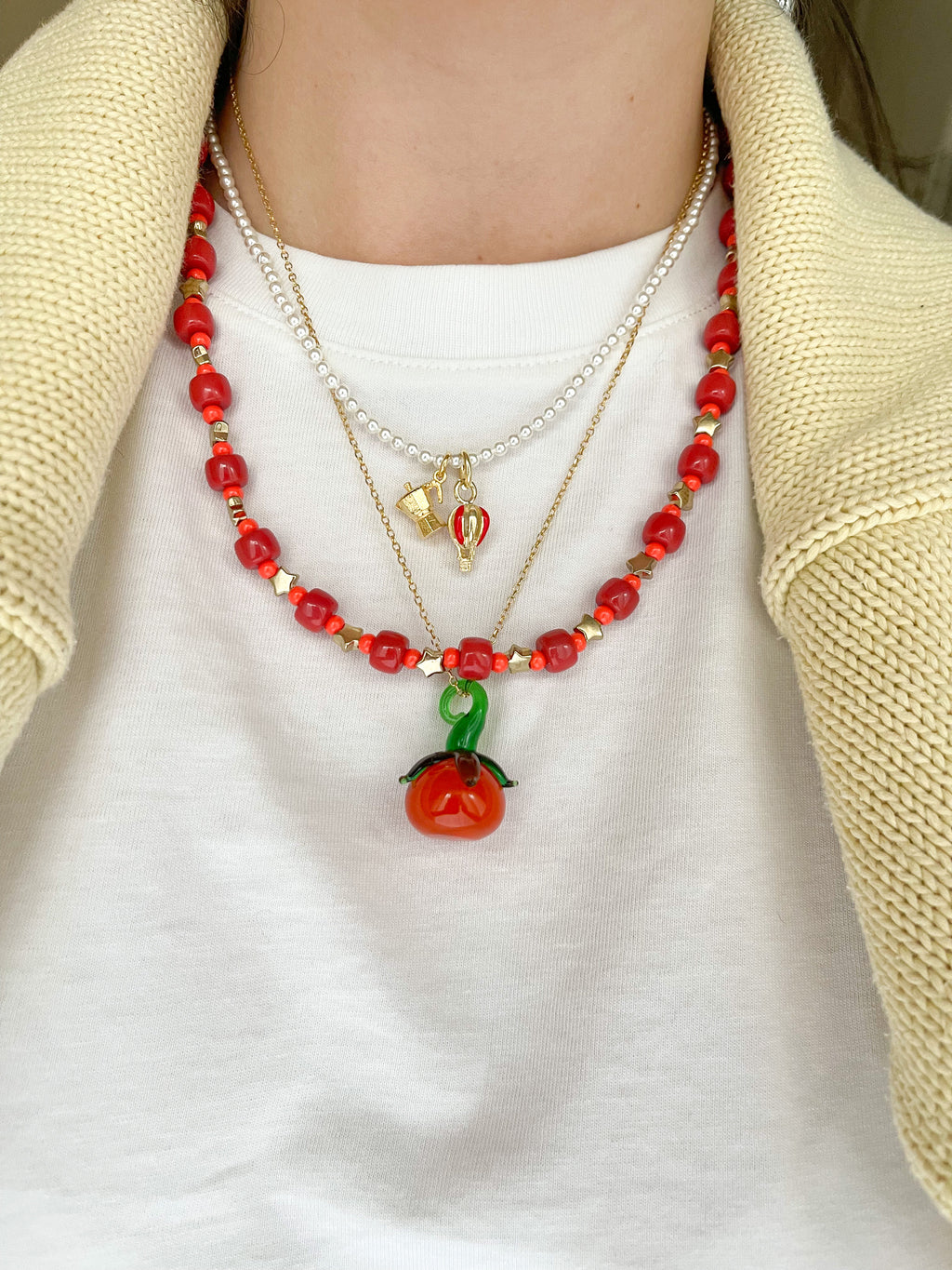 ORELIE PEARL NECKLACE