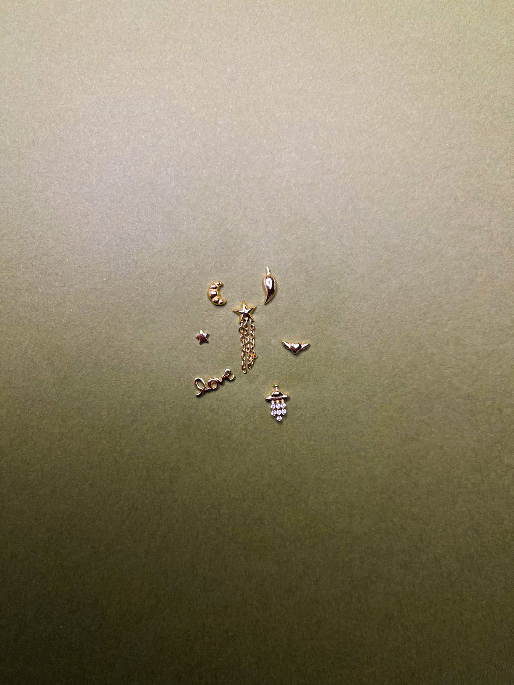 MICRO STAR CHAIN EARRING