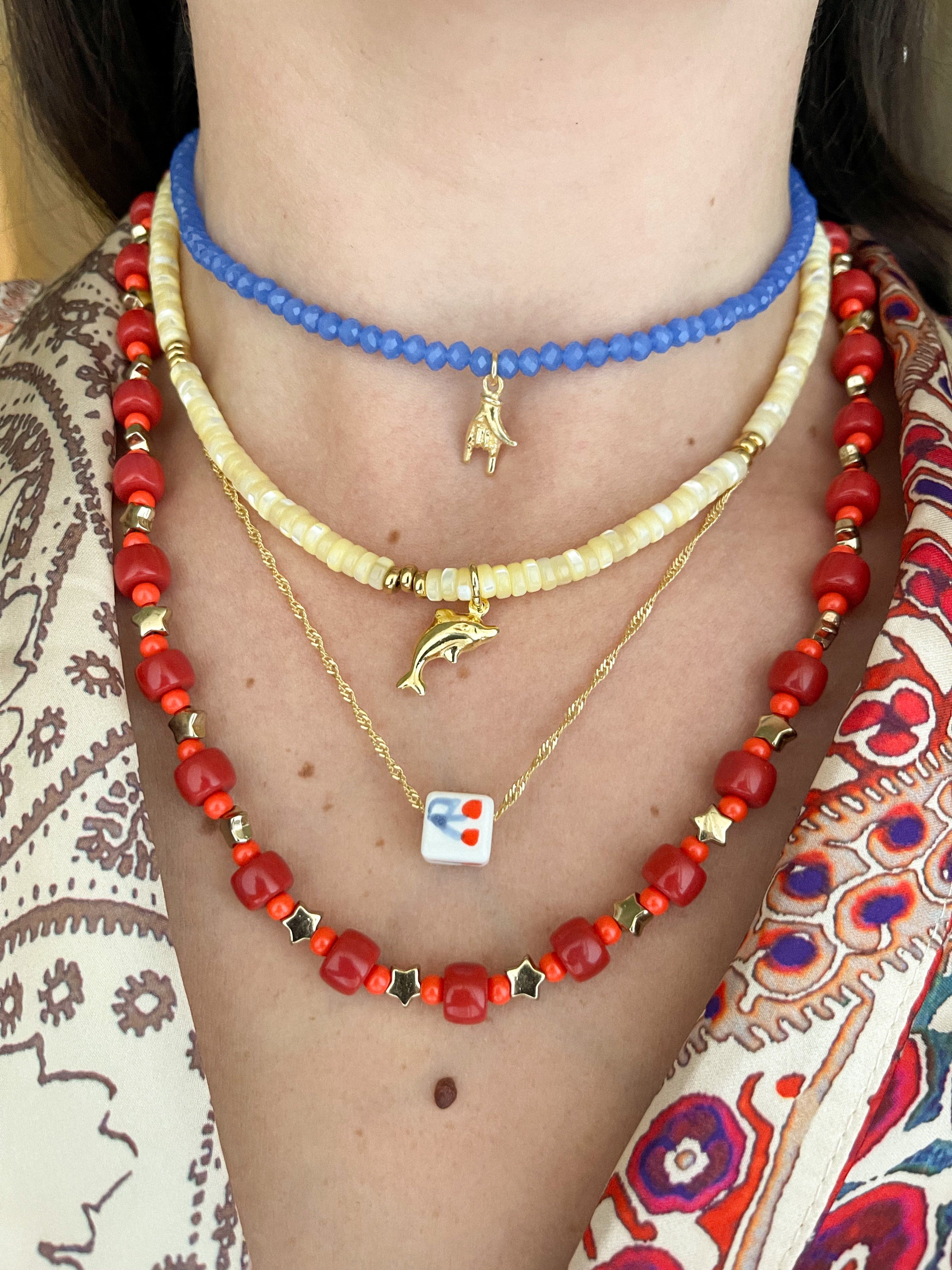 YELLOW KELLY NECKLACE GOLD