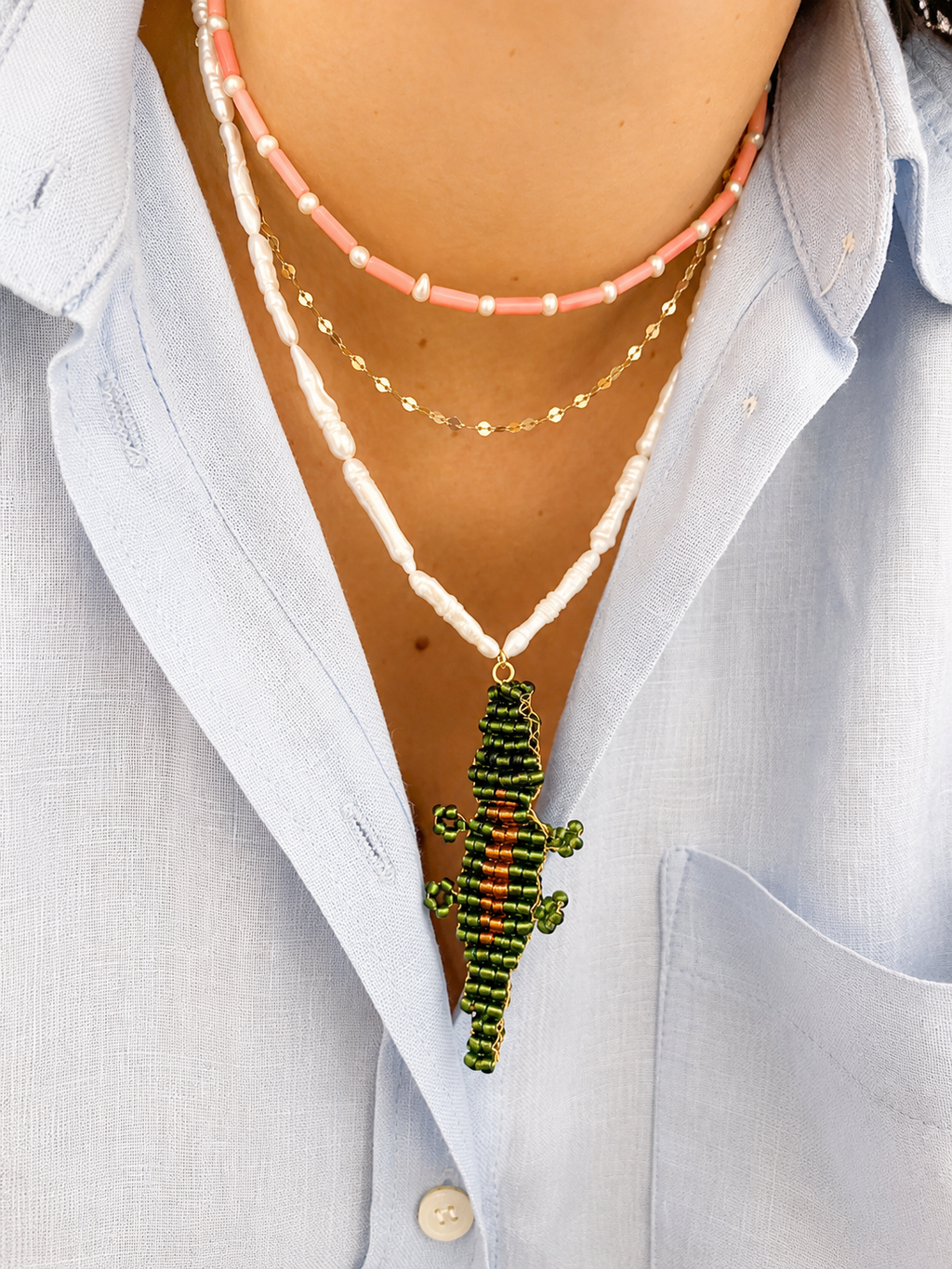 CROCODILE NECKLACE