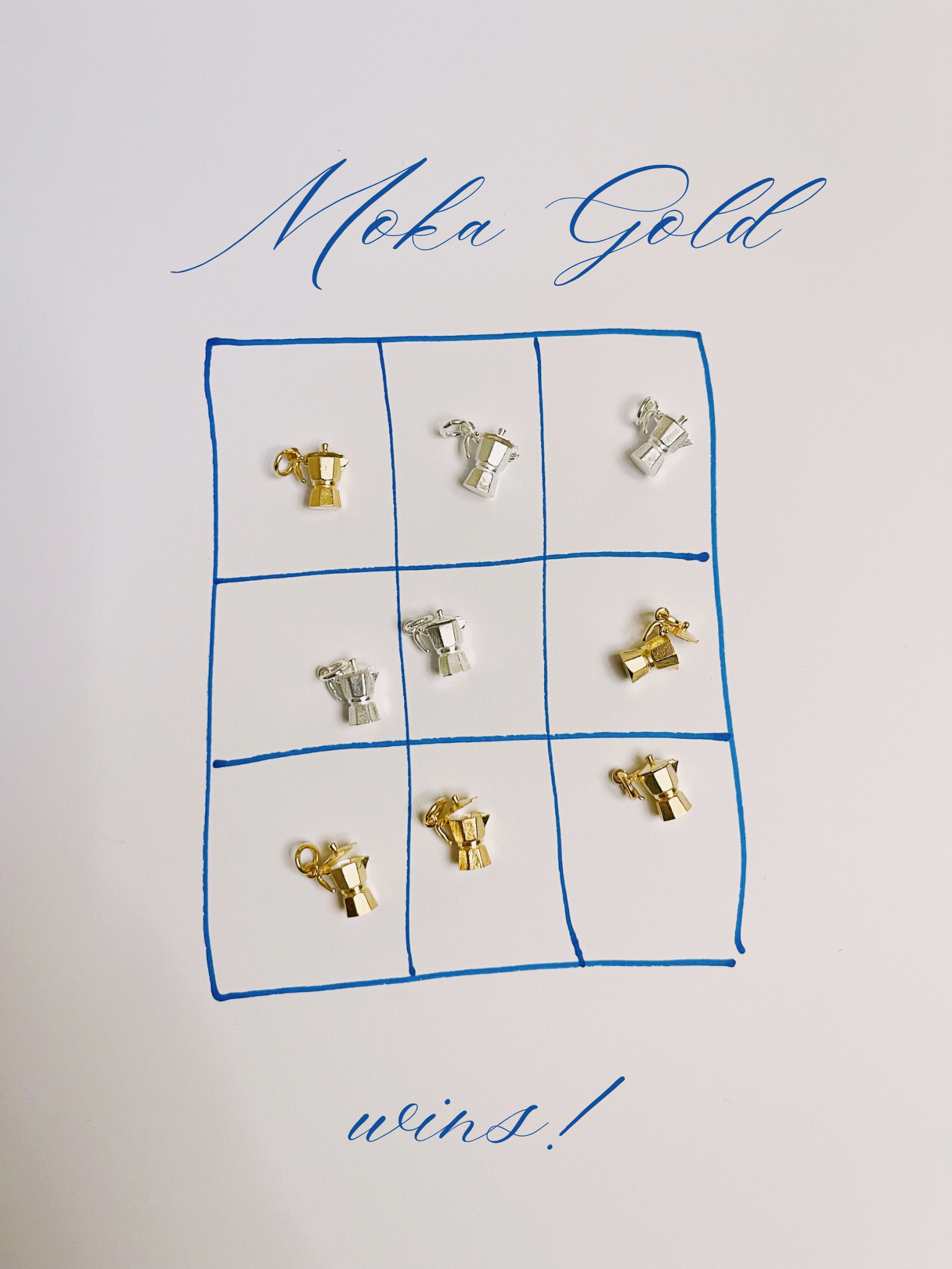 MOKA PENDANT ORO/ARGENTO