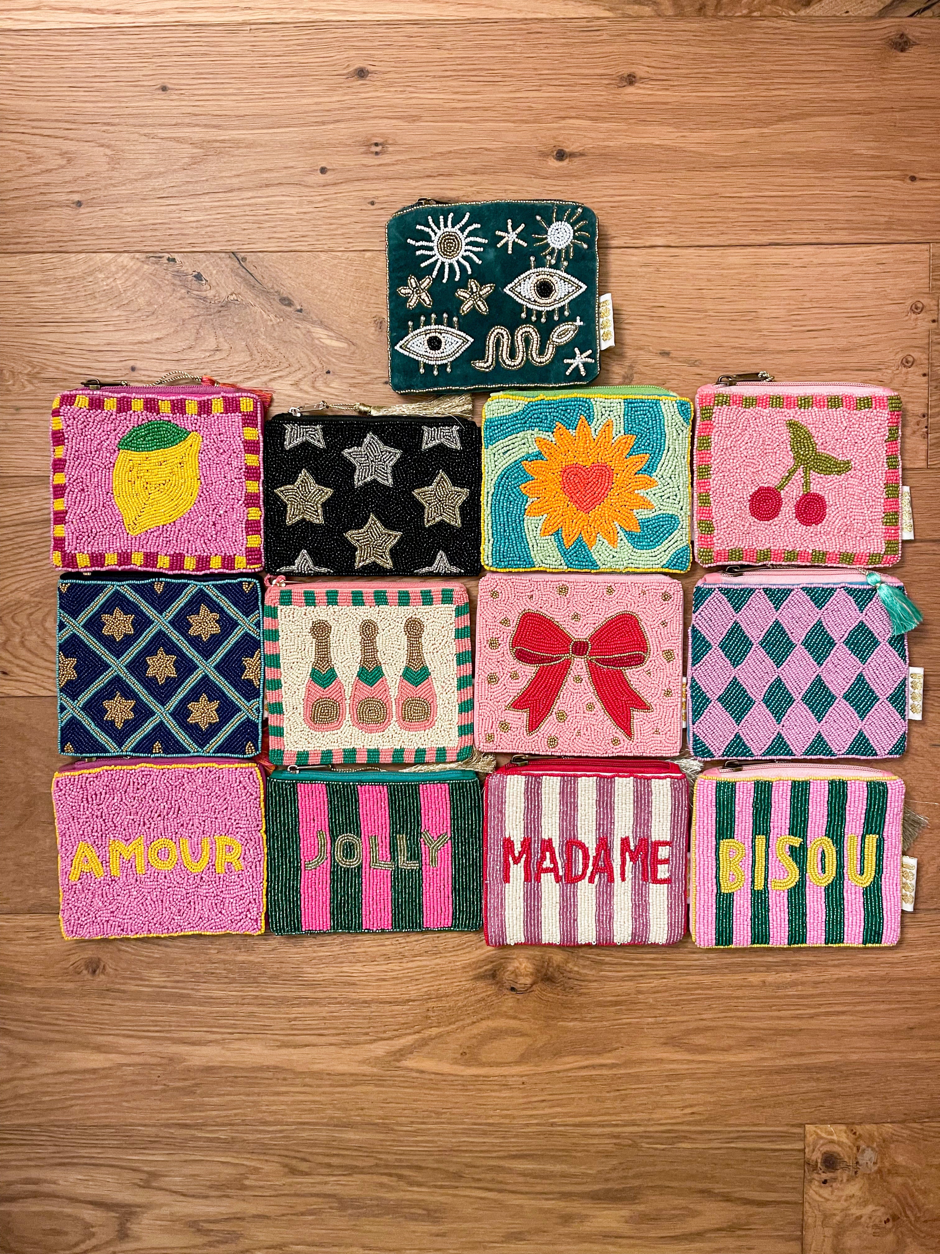 FIOCCHETTO POIS POCHETTE MEDIUM