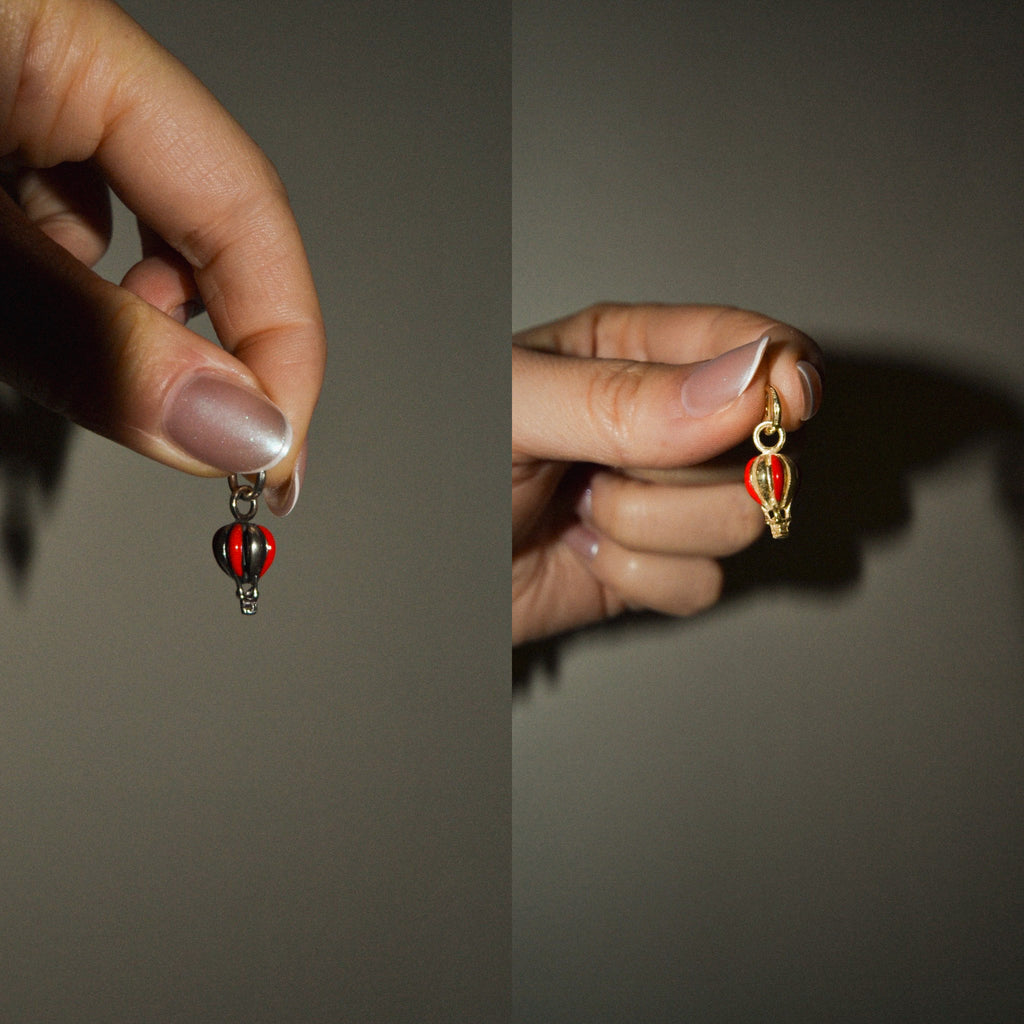 MONGOLFIERA PENDANT ORO/ARGENTO