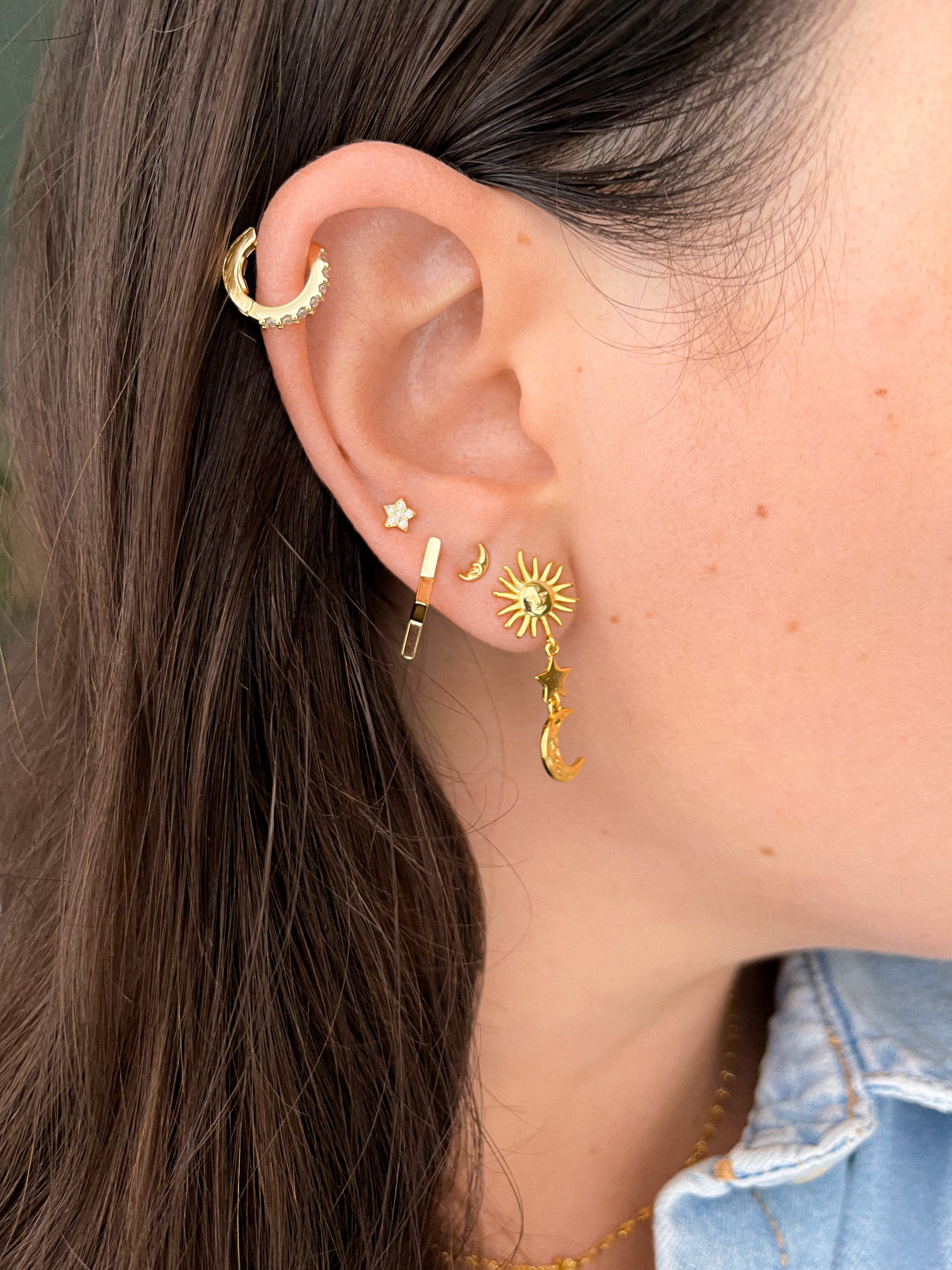 MOON & STARS EARRINGS