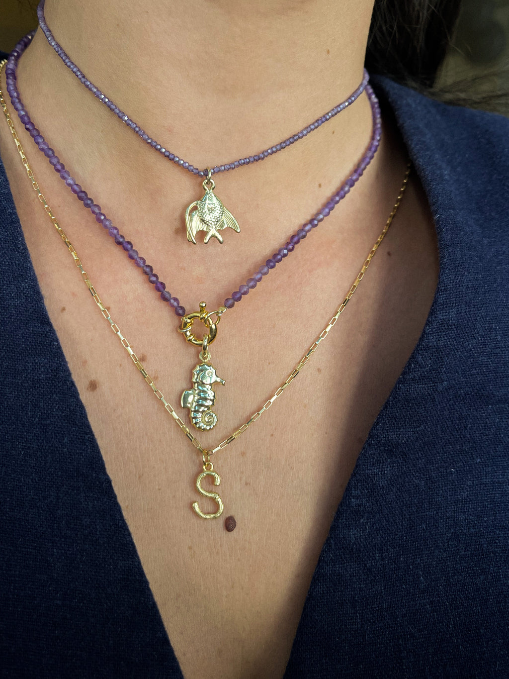 DOLLY NECKLACE AMETISTA