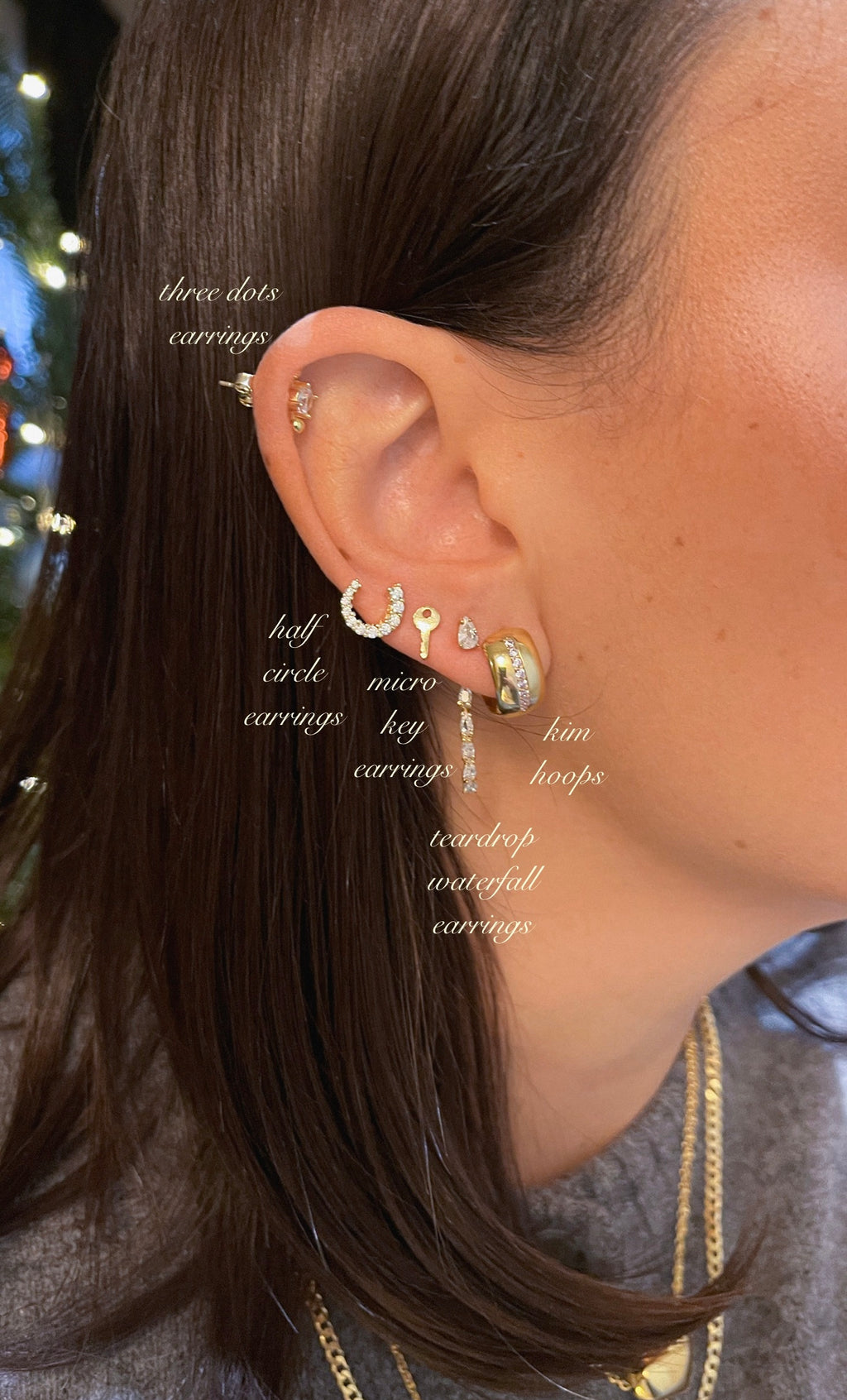 MICRO KEY EARRINGS
