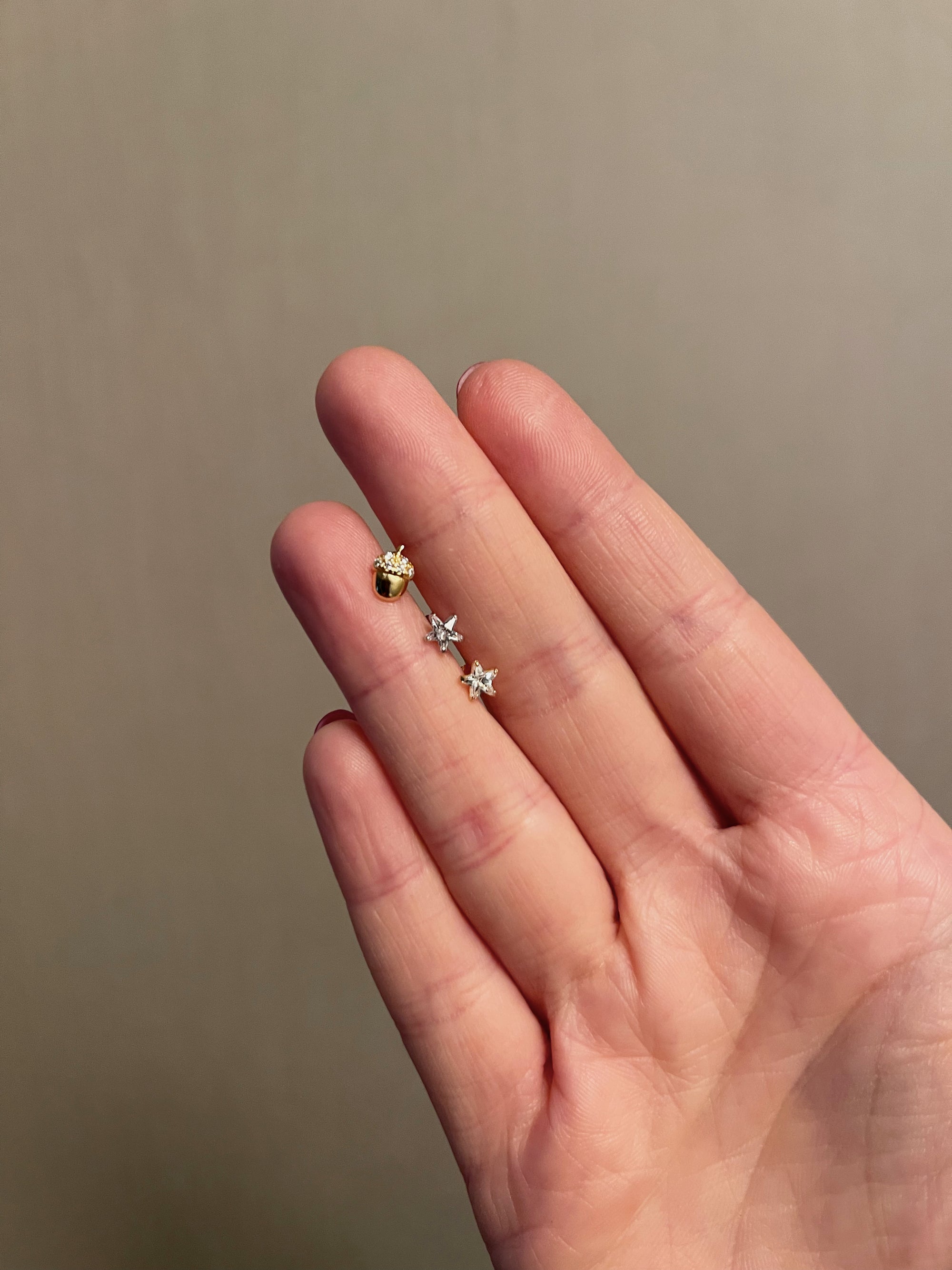SHINING STARS EARRINGS ORO/ARGENTO