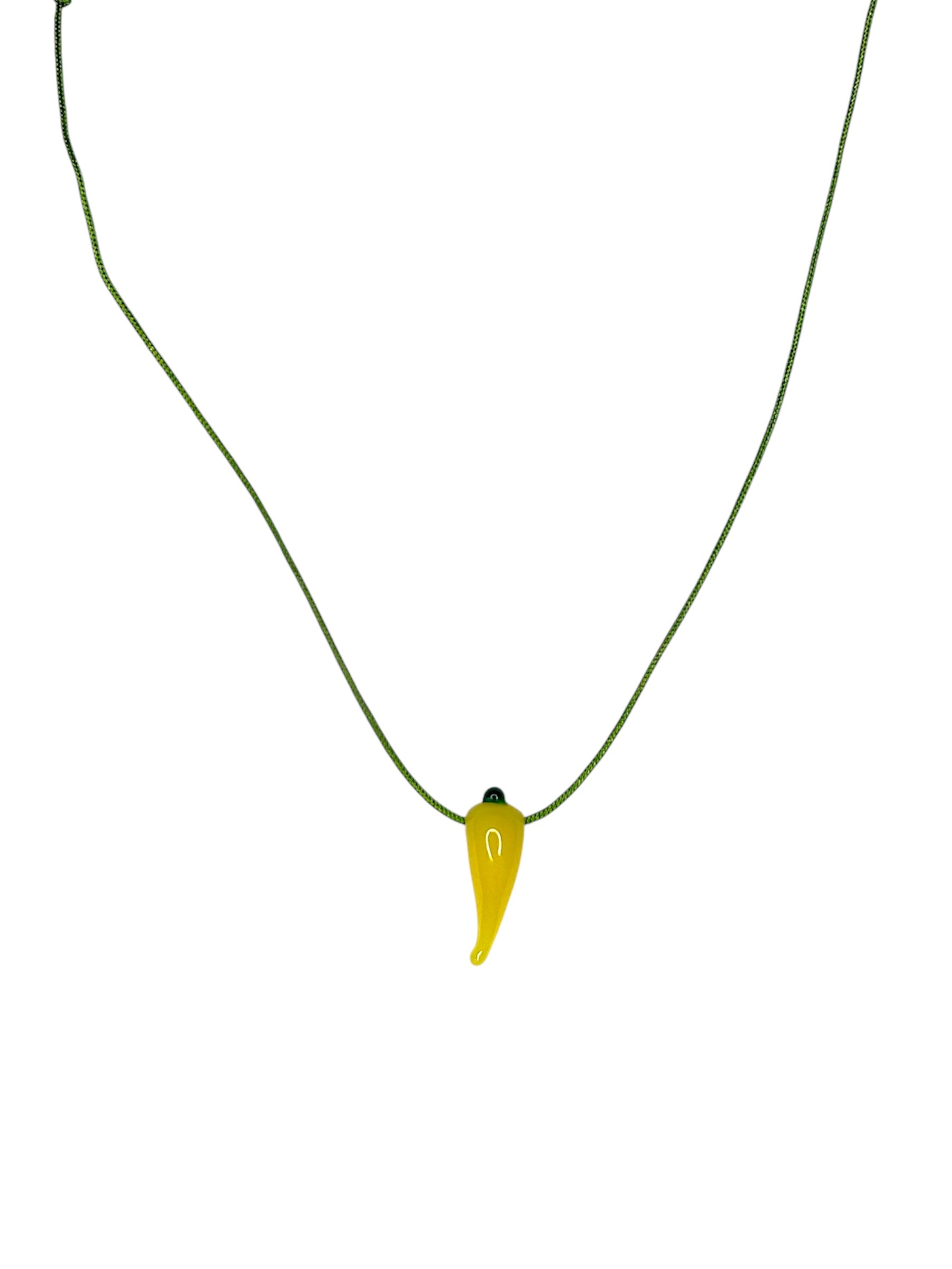 YELLOW CHILLI NECKLACE