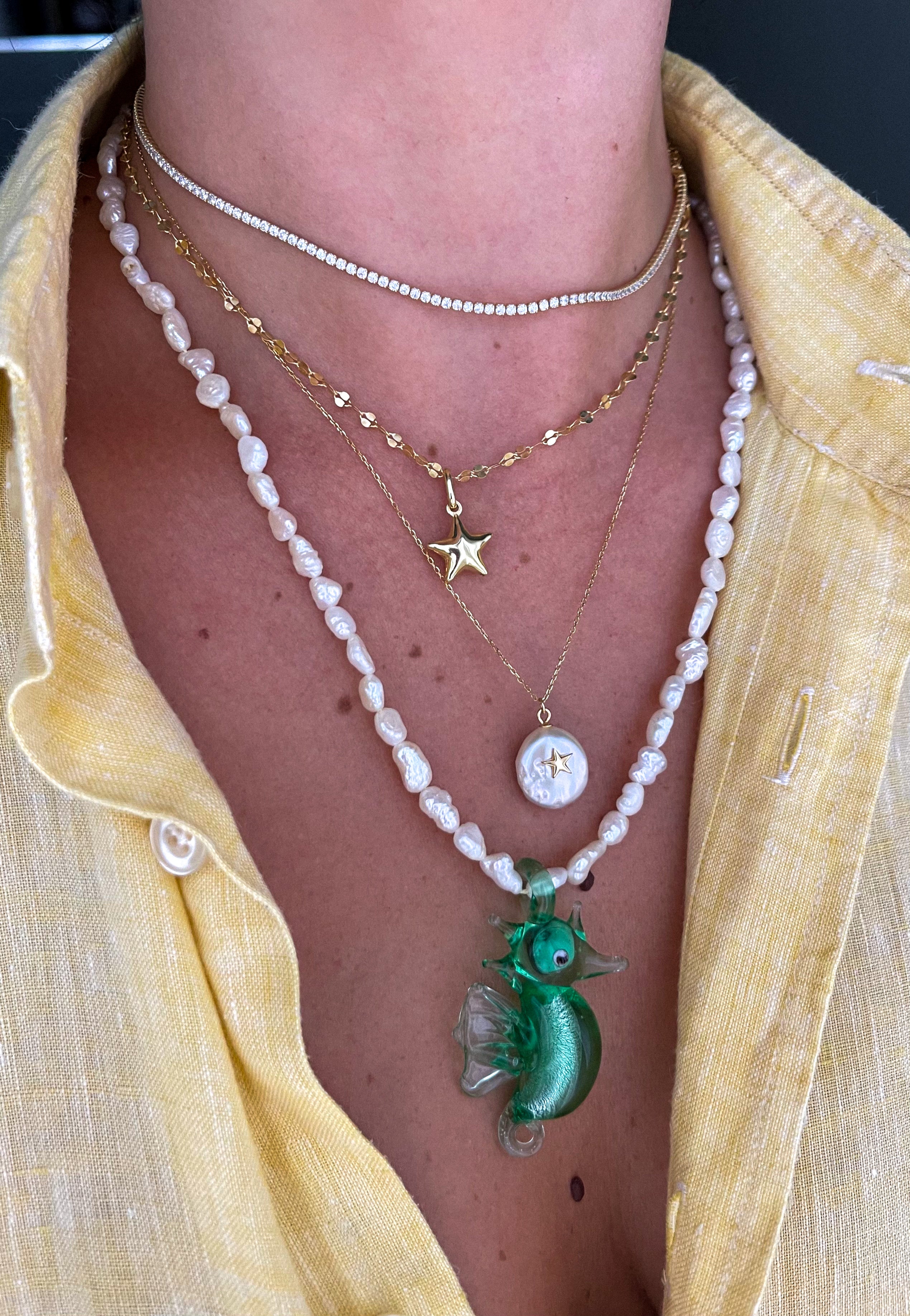 PEARLY STAR NECKLACE