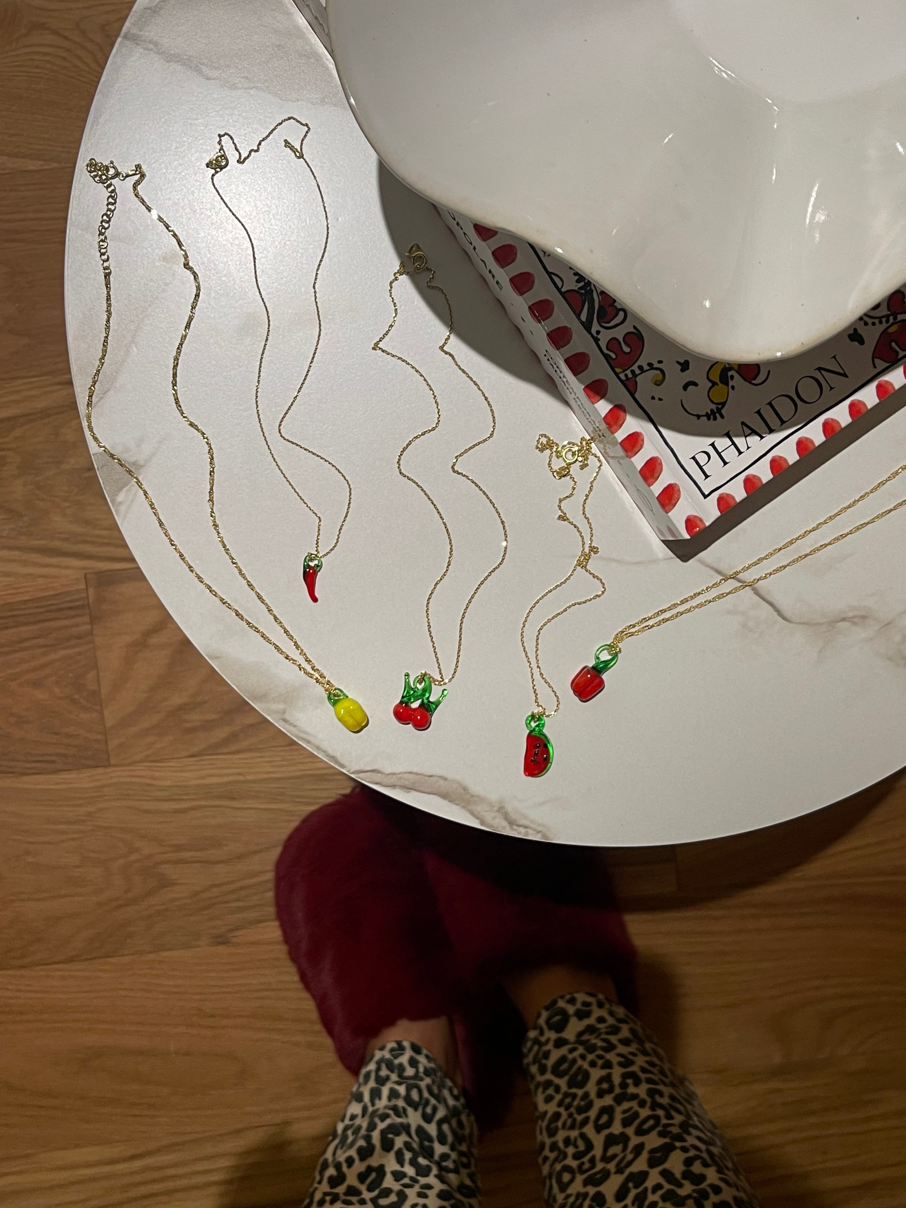 CILIEGINE LOVER NECKLACE