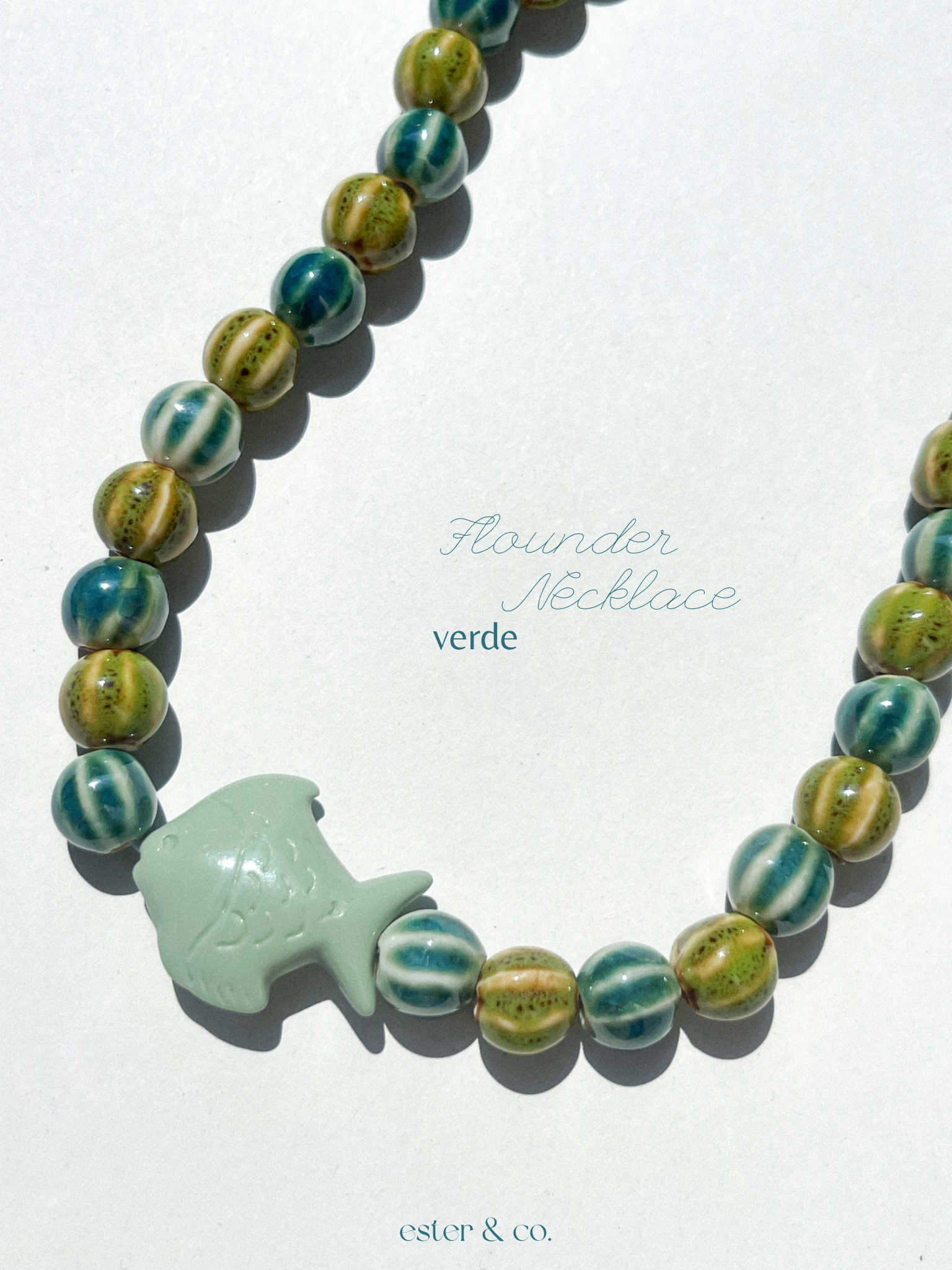 FLOUNDER NECKLACE VERDE