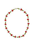 MUSHROOMS BEADED NECKLACE