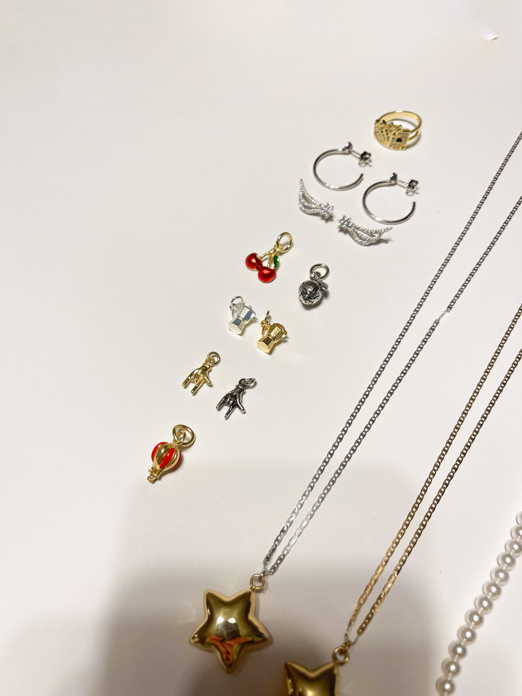 MONGOLFIERA PENDANT ORO/ARGENTO