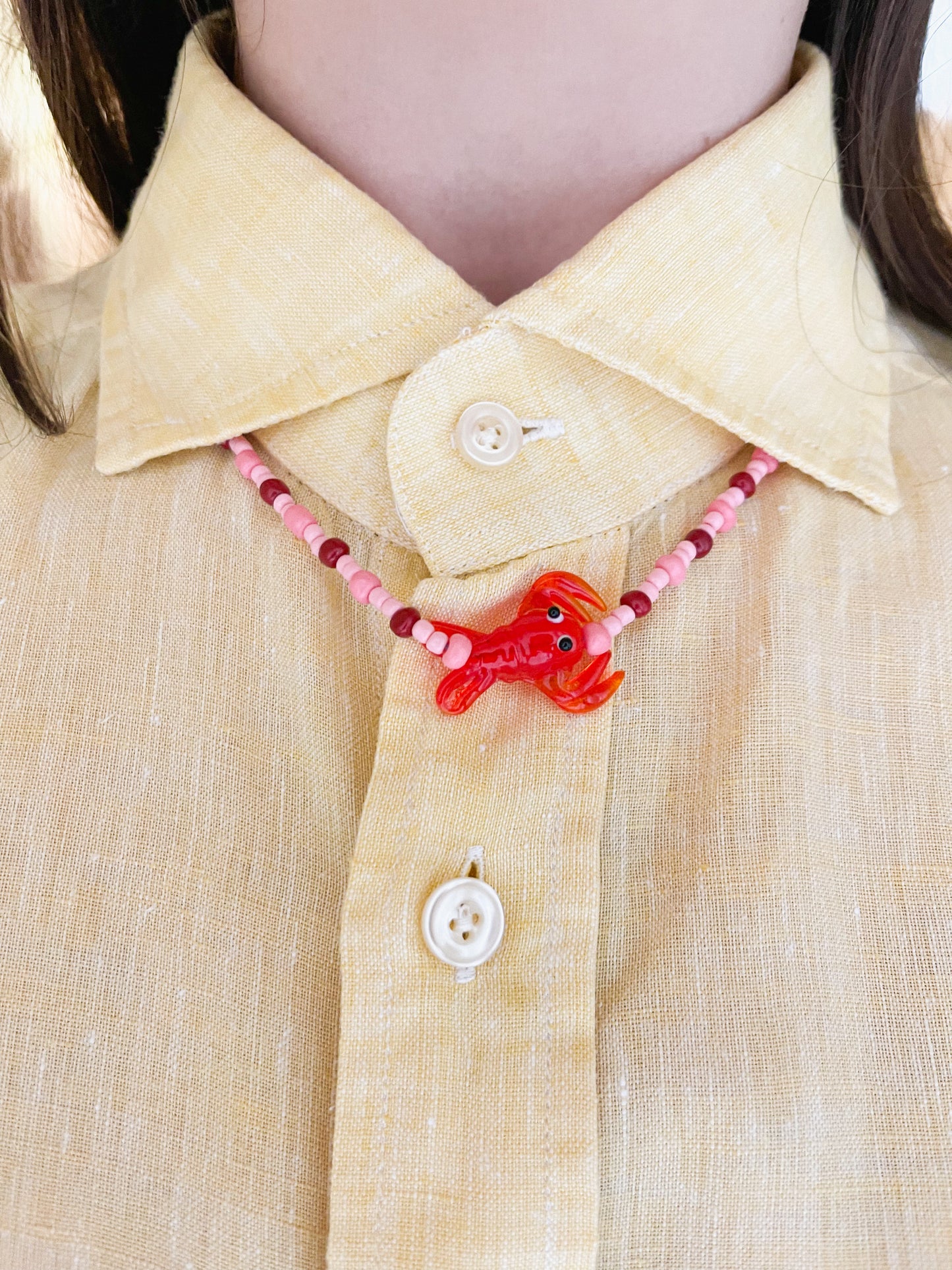 LOBSTER LOVE NECKLACE